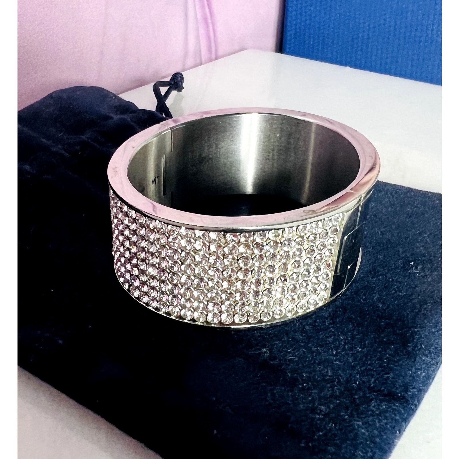 Swarovski NWT Swarovski Intervalle signed crystal bangle Medium Size ONE SIZE - 2 Thumbnail