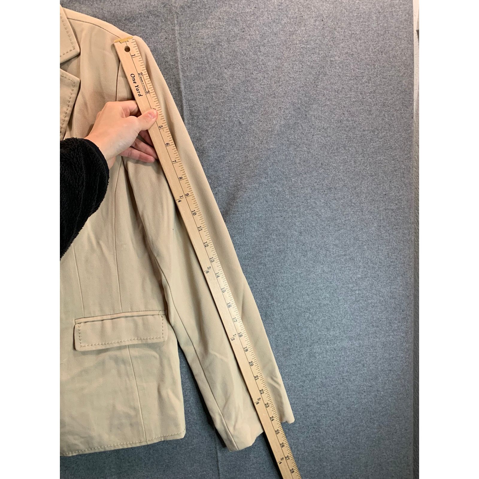 Other Apostrophe Suits Womens Size 12 Cream Formal Top Blazer Size L / US 10 / IT 46 - 6 Thumbnail