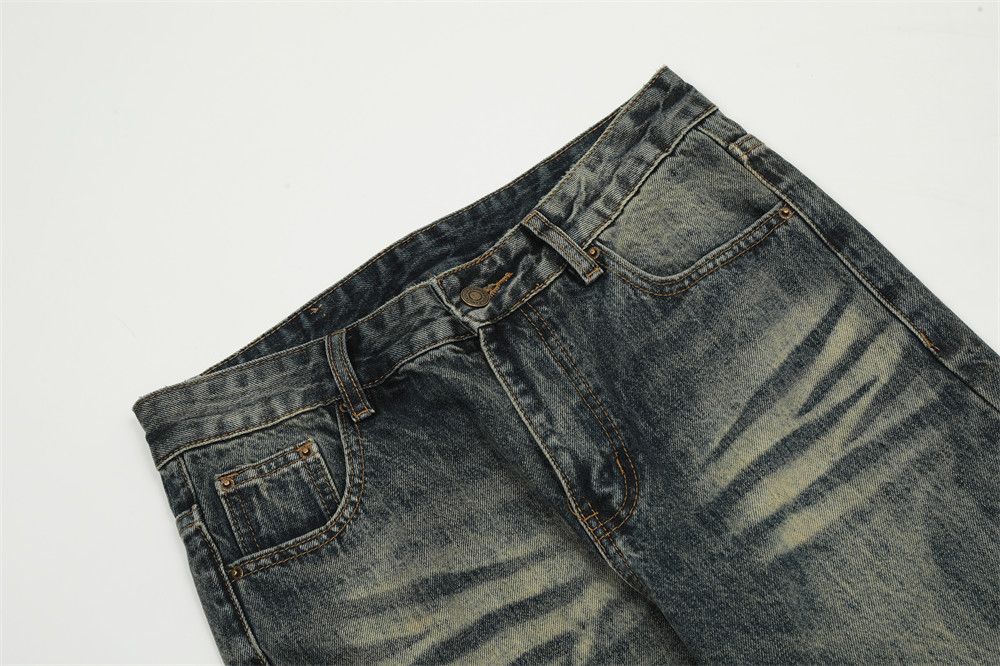 Japanese Brand × Vintage Men's trendy ripped distressed washed jeans Size US 32 / EU 48 - 4 Thumbnail