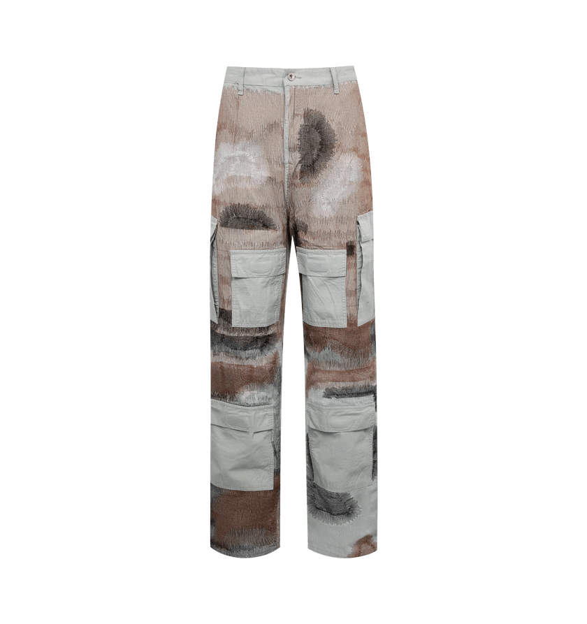 Who Decides War o1h1sh10624 Pants in Grey Size US 36 / EU 52 - 1 Thumbnail