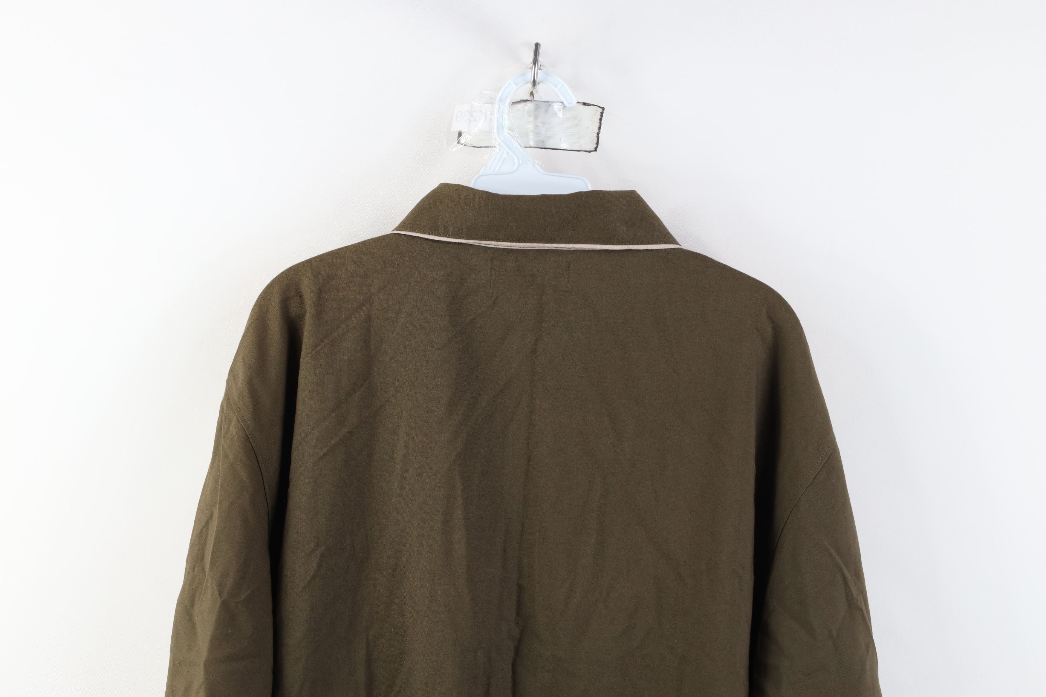 Vintage Vintage 90s Streetwear Panel Half Zip Long Sleeve Polo Size US L / EU 52-54 / 3 - 13 Thumbnail