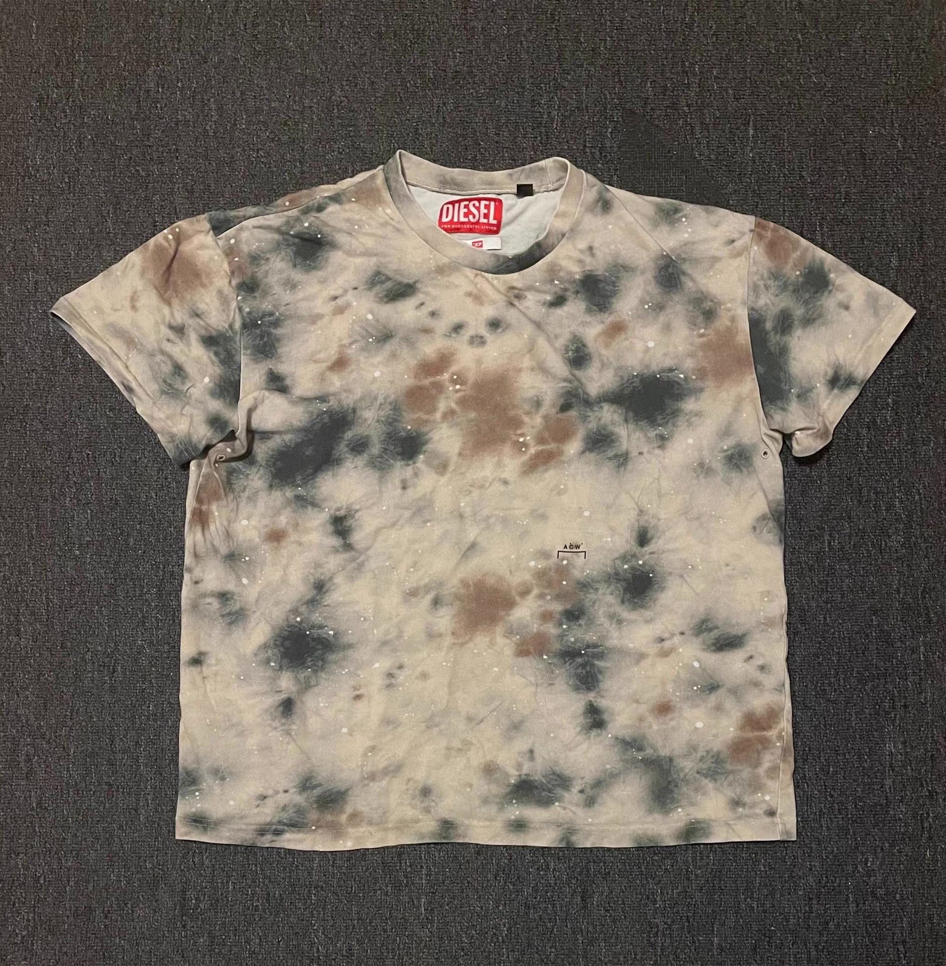 Diesel Diesel x A-Cold-Wall ACW Tie-Dye Short Sleeve T-shirt Size US XL / EU 56 / 4 - 1 Thumbnail