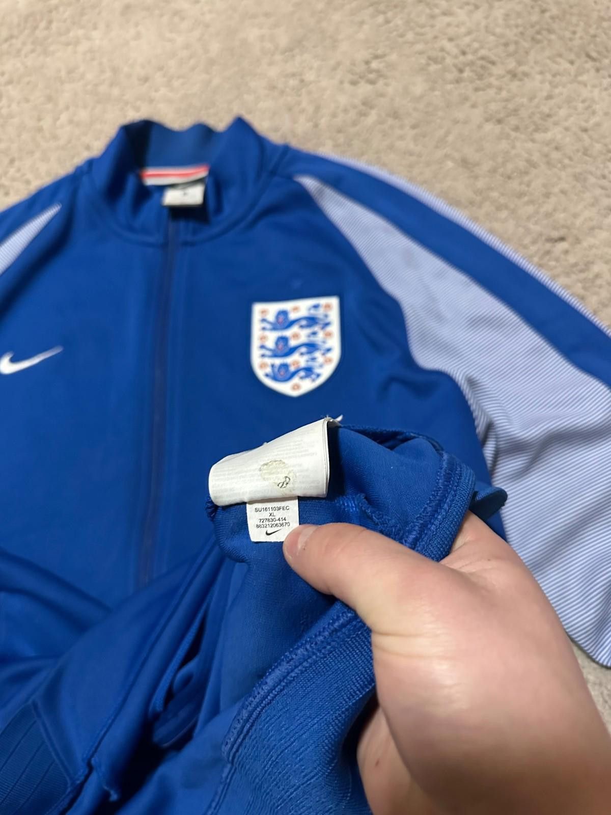 Nike 2016-17 England Nike Football Track Jacket Sz XL Size US XL / EU 56 / 4 - 7 Thumbnail