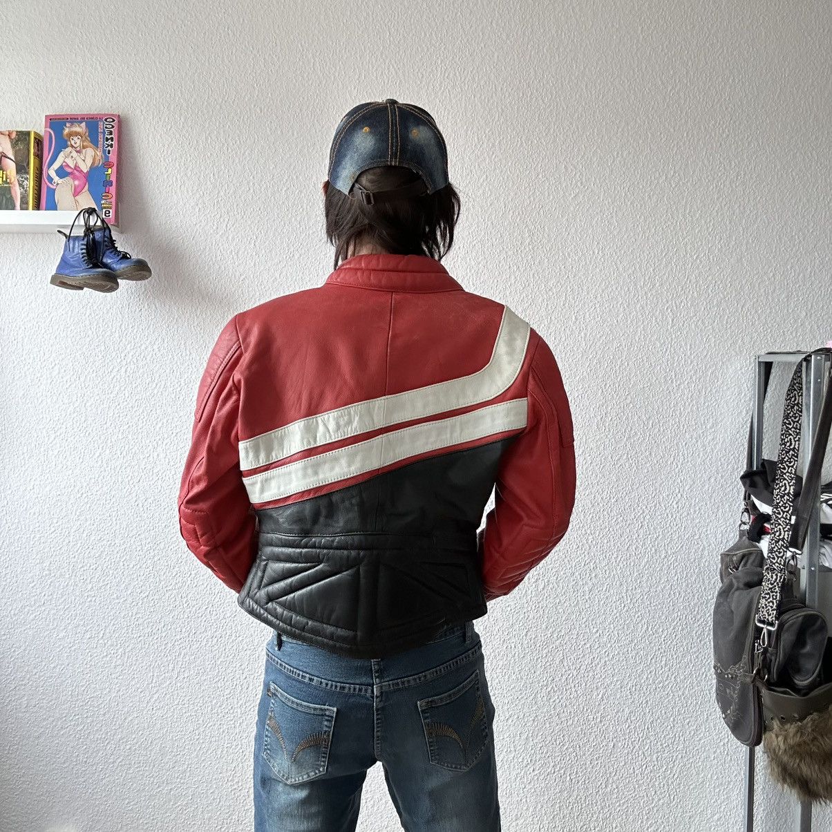 Vintage Vintage IXS Leather Motorcycle Jacket - Rare Model Size M / US 6-8 / IT 42-44 - 9 Thumbnail