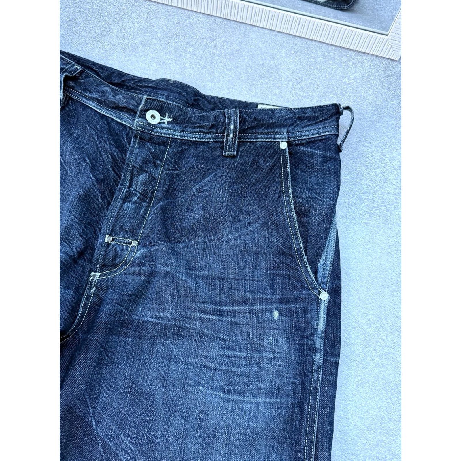 Diesel VINTAGE Diesel Pheyo Jeans Men’s W34 L34 Blue Denim Straight Jeans Size US 34 / EU 50 - 5 Thumbnail