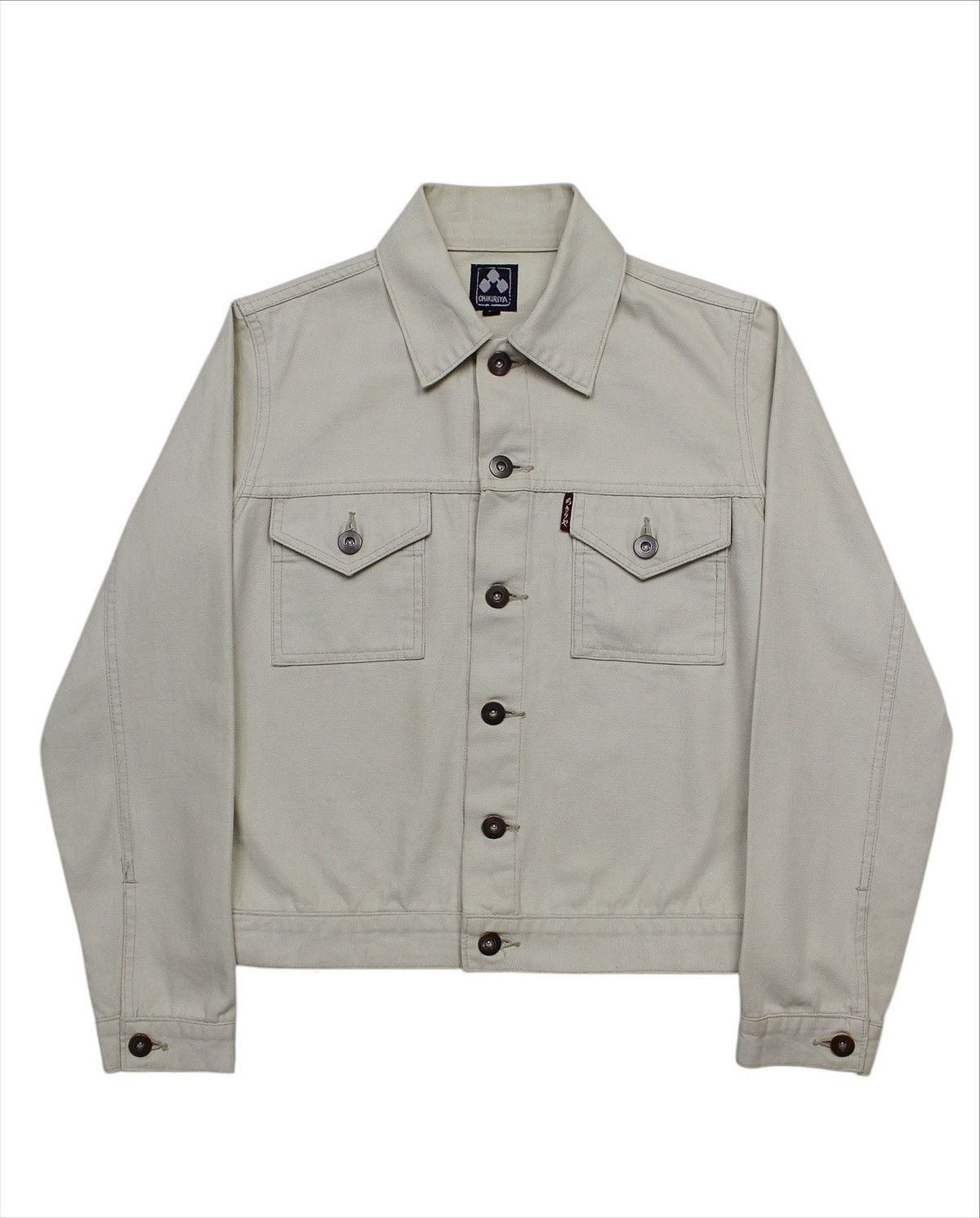 Hysteric Glamour 2000S ちきりや CHIKIRIYA BOTANICAL CREST DENIM JACKET Size S / US 4 / IT 40 - 2 Thumbnail