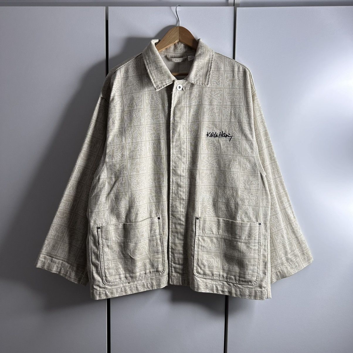 H&M × Keith Haring Keith Haring x H&M Jacket Haring Multilogo Heavy Coach Rare Size US M / EU 48-50 / 2 - 1 Thumbnail