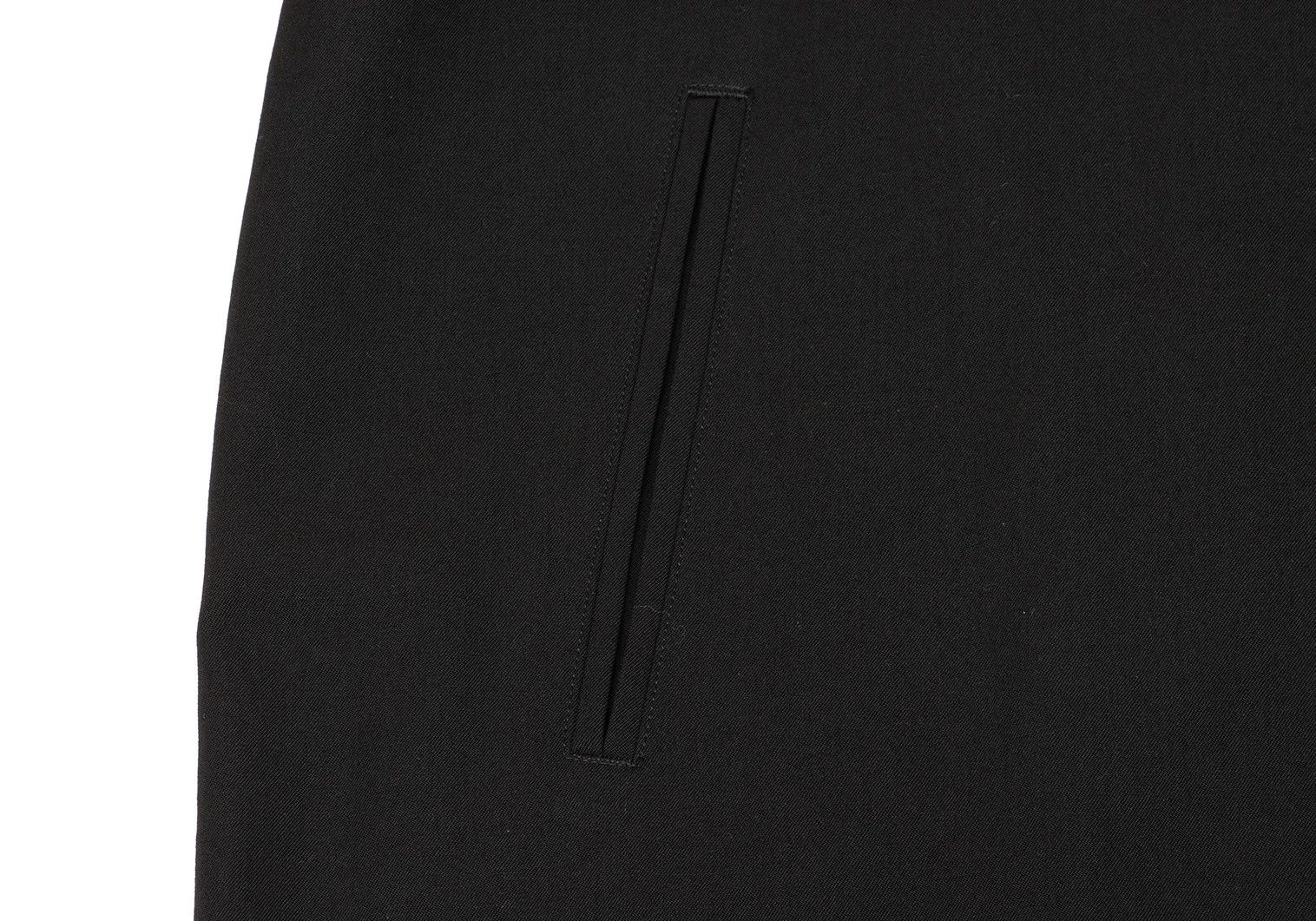 Yohji Yamamoto Yohji Yamamoto Black Wool Gabardine Long Coat Size US L / EU 52-54 / 3 - 9 Thumbnail