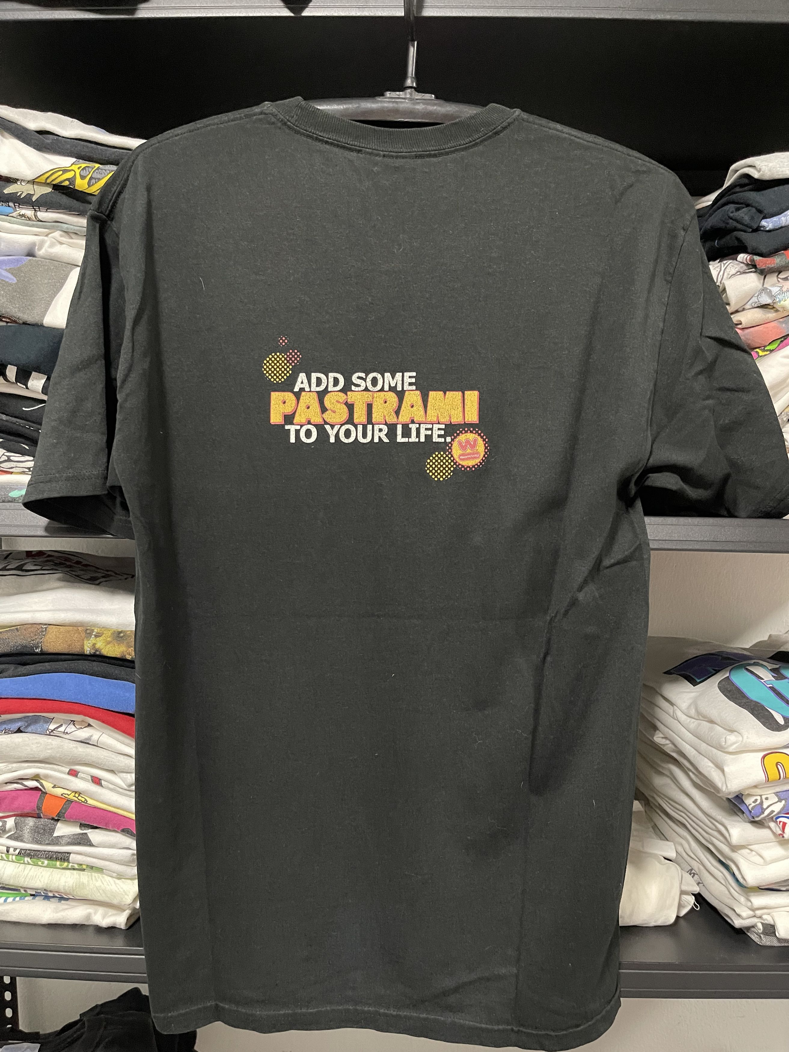 Vintage Wienerschnitzel PASTRAMI IS BACK Hot Dogs Restaurant Tee M Size US M / EU 48-50 / 2 - 2 Thumbnail