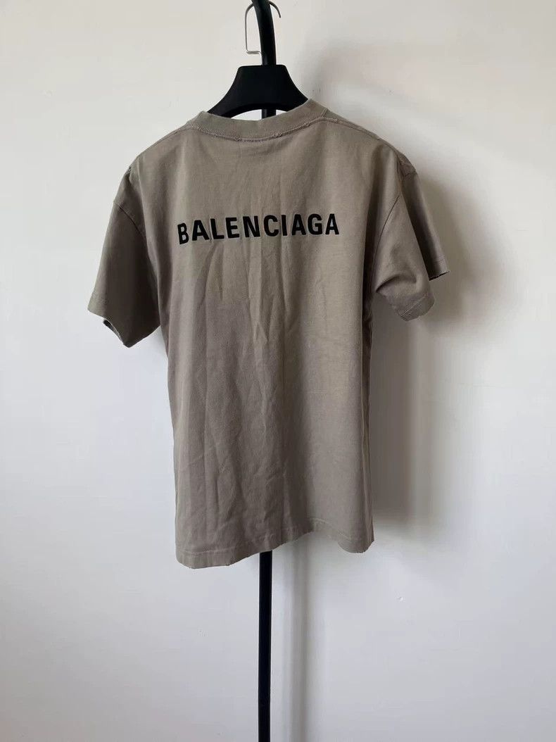 Balenciaga Balenciaga Letter Logo Print Crew Neck Short Sleeve T-Shir Size US S / EU 44-46 / 1 - 2 Thumbnail