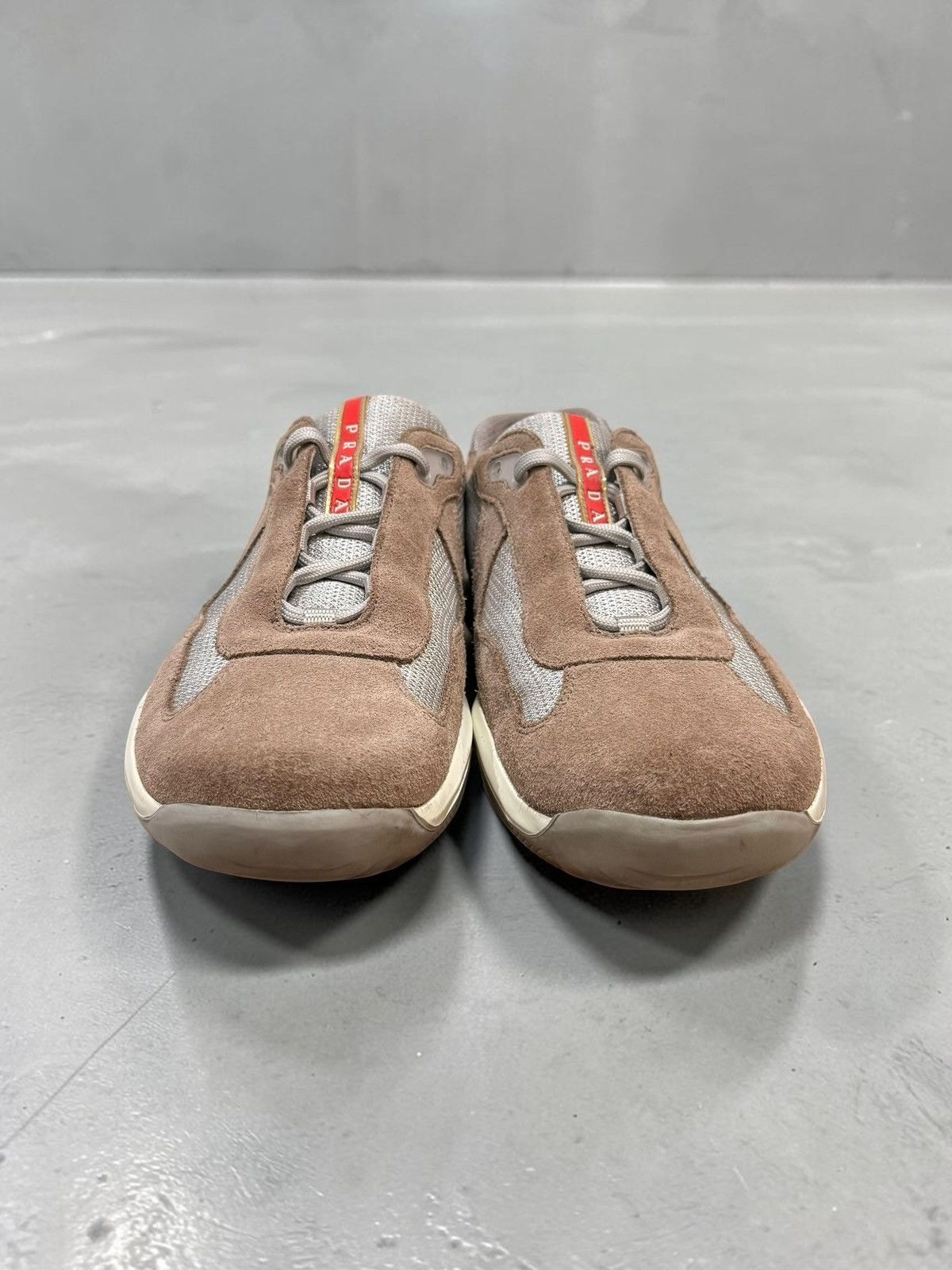 Prada Vintage Prada America Cup Brown Suede size 11 Size US 11 / EU 44 - 4 Thumbnail