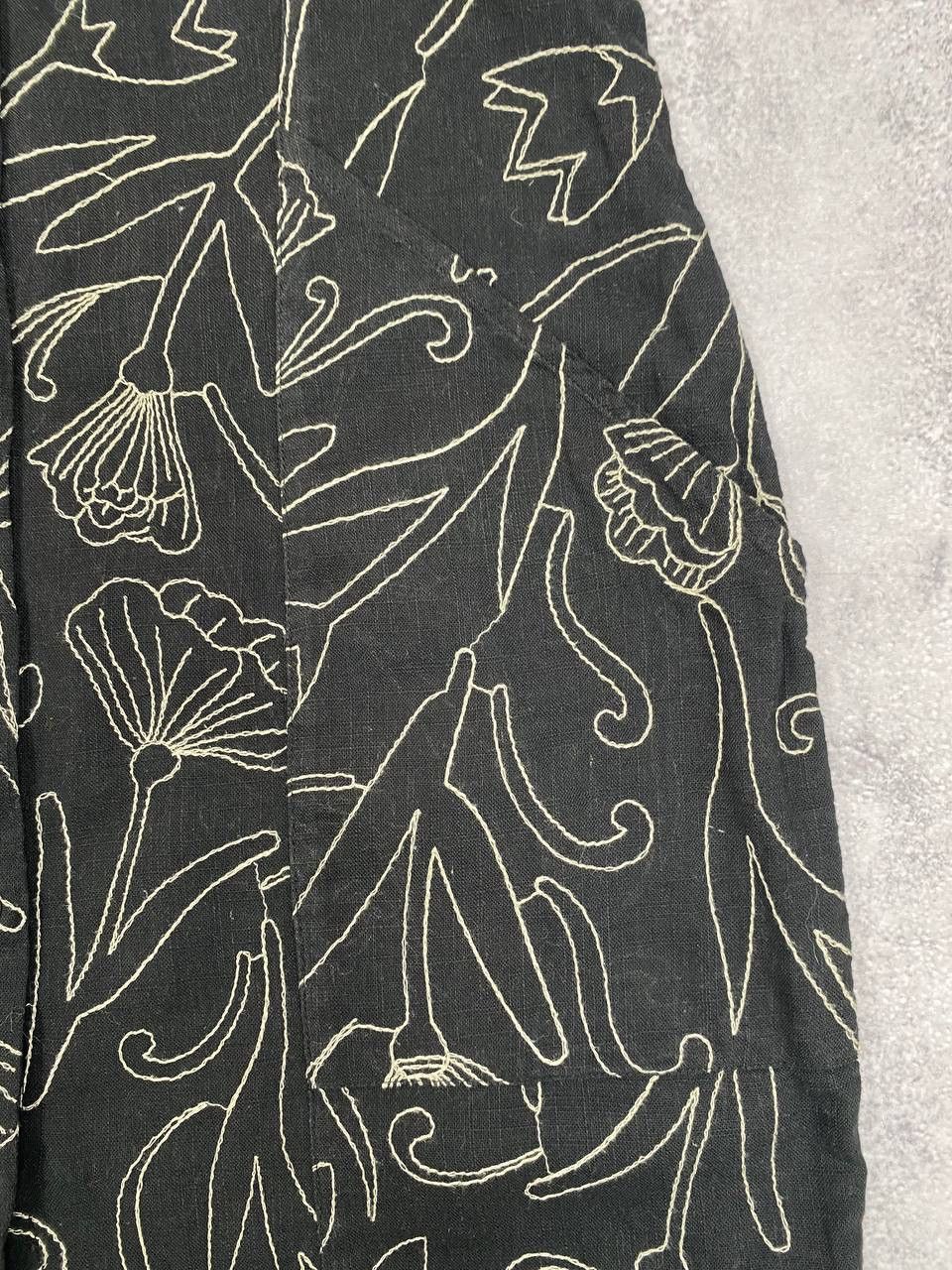 Gudrun Sjoden Gudrun Sjoden Women Cotton Viscose Embroidered Tunic Blouse Size M / US 6-8 / IT 42-44 - 5 Thumbnail