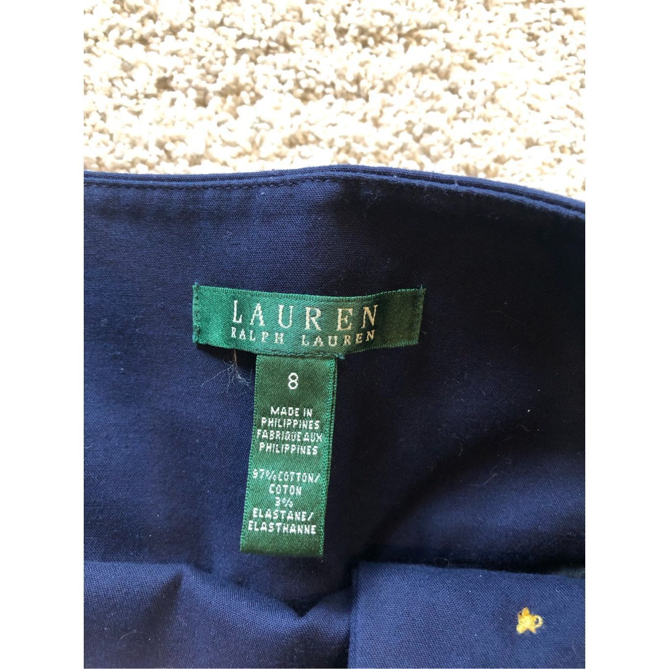 Lauren Ralph Lauren Lauren Ralph Lauren Women’s Navy Blue Sailor Style Dress Pan Size 30" / US 8 / IT 44 - 6 Thumbnail