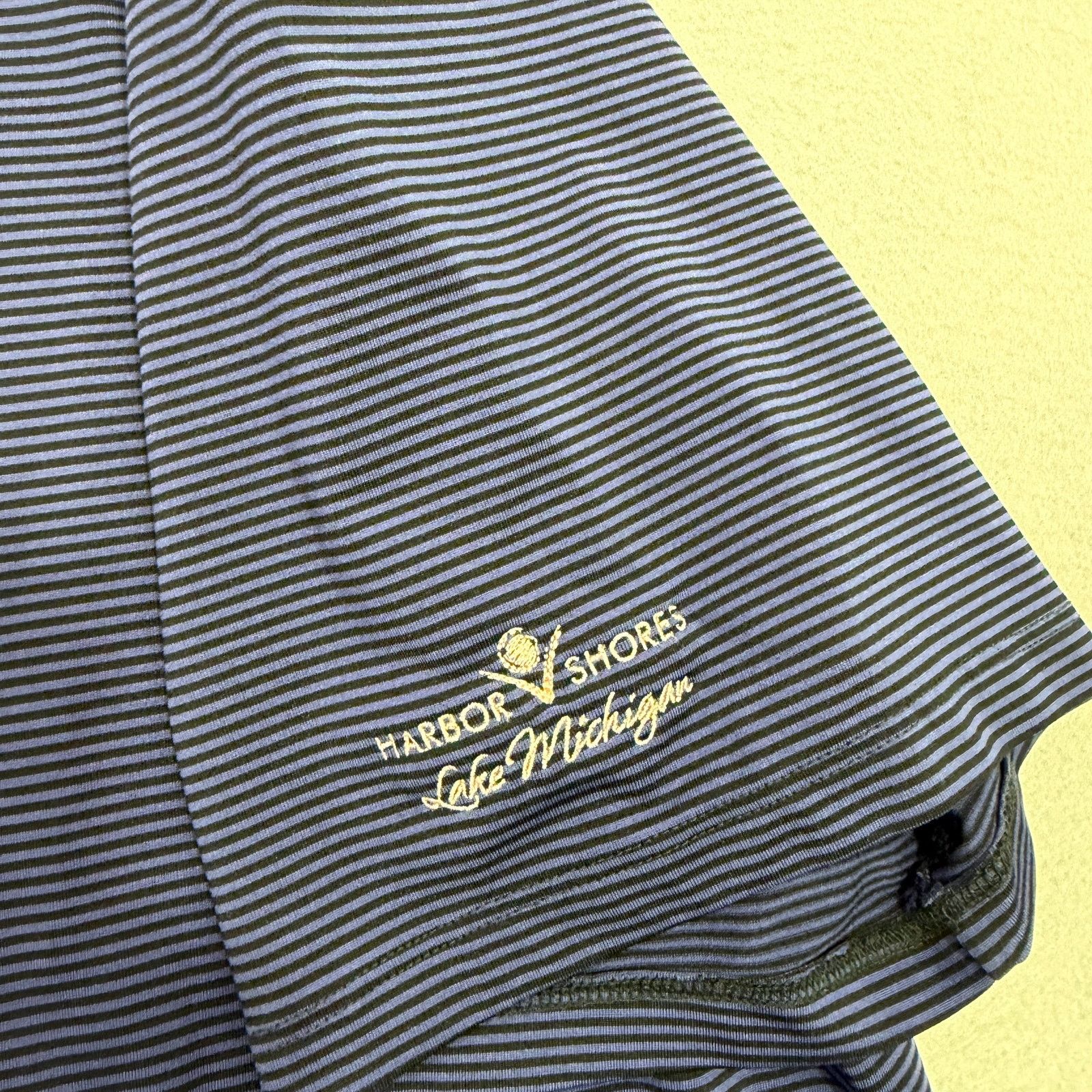 Other Greyson Polo Shirt Men's 2XL Blue Black Striped Collared Size US XXL / EU 58 / 5 - 4 Thumbnail