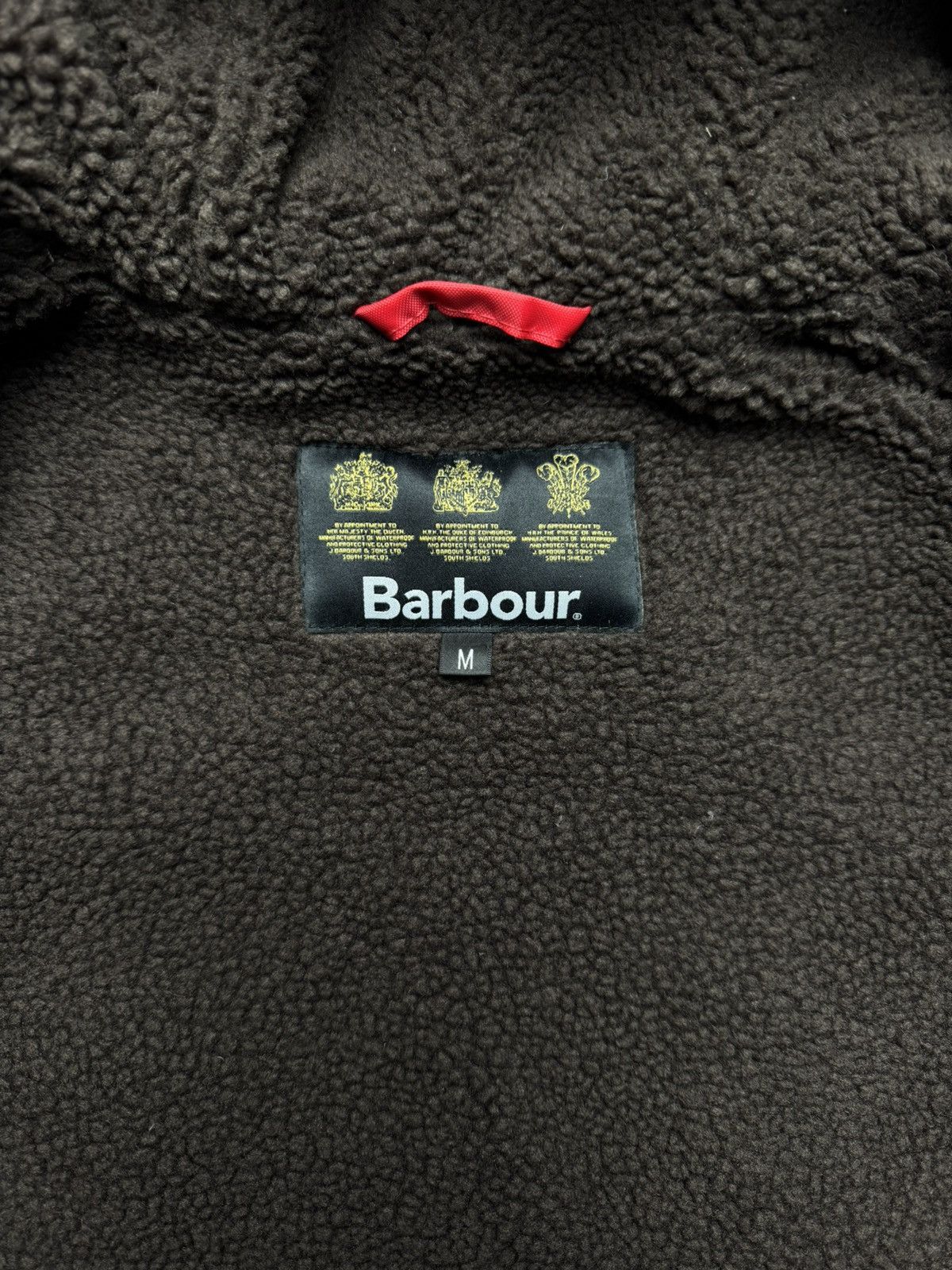 Barbour Barbour Oural Waxed Cotton Parka Jacket with Leather Patches Size US M / EU 48-50 / 2 - 18 Thumbnail