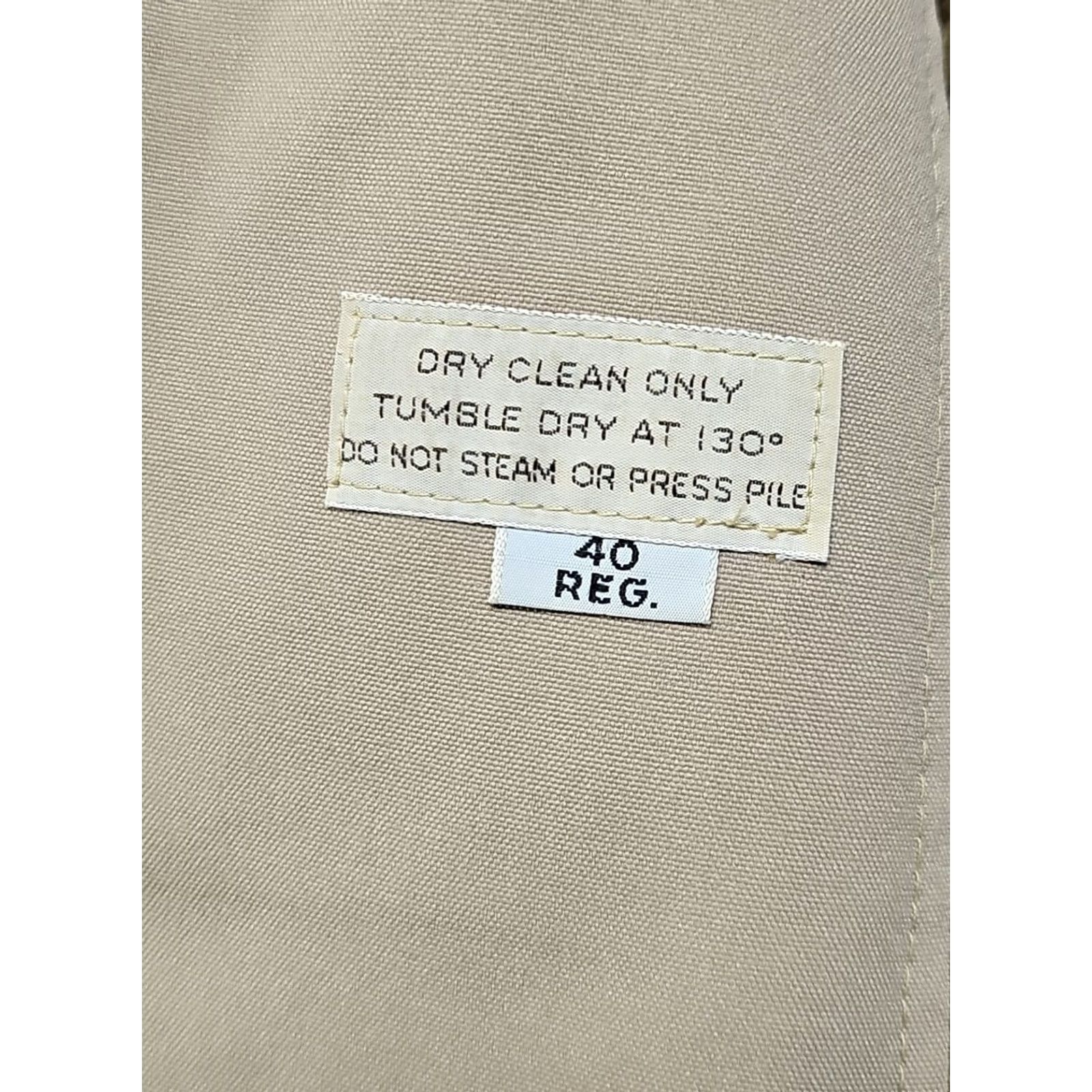London Fog VINTAGE London Fog Mens Trench Coat Overcoat Tan Car Coat Faux Fur Collar Pile Lined Long Coat 40R Beige Size US XXS / EU 40 - 7 Thumbnail