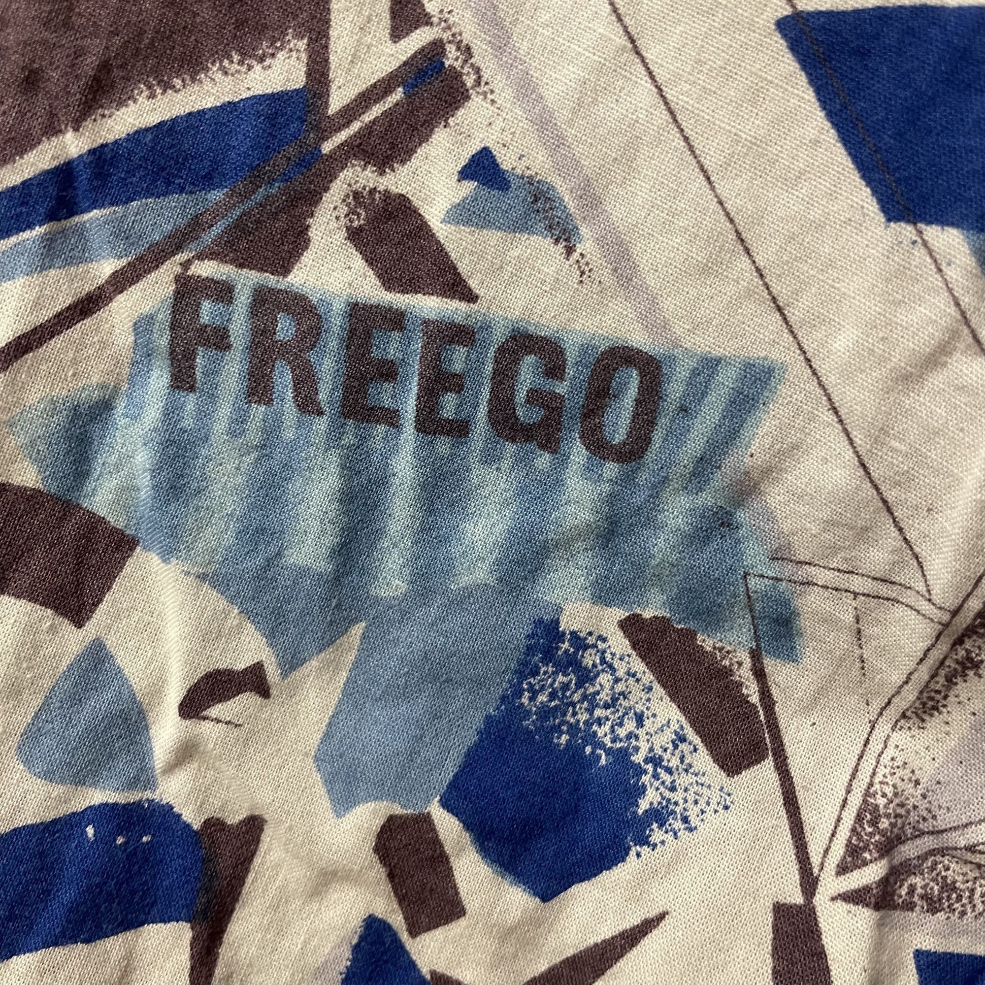 Other Vtg Head Quarter FREEGO ABSTRACT Skater Streetwear Shirt Size US M / EU 48-50 / 2 - 8 Thumbnail