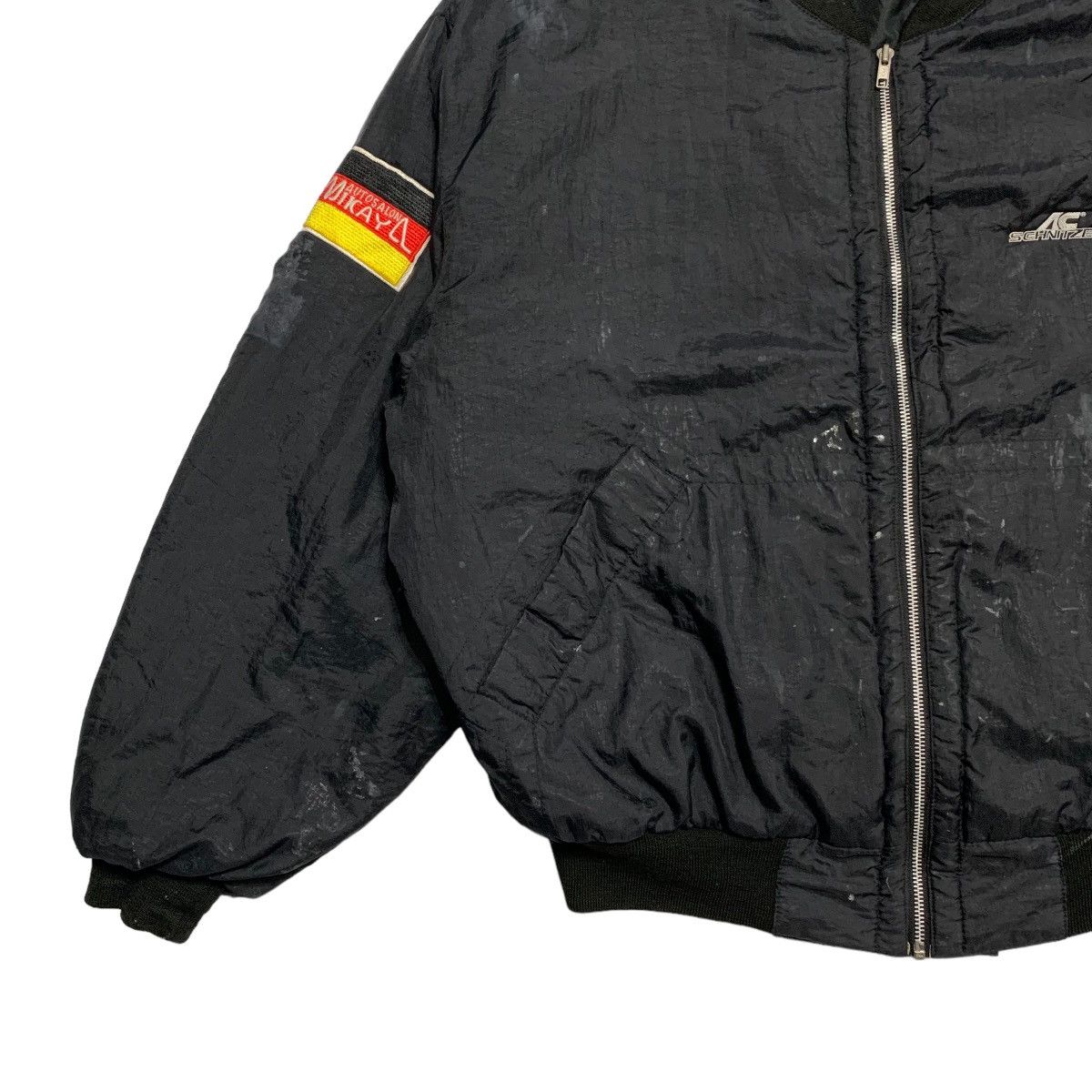 Mercedes-Benz Vintage 80s Mercedes Benz AMG Bomber Jacket Size US L / EU 52-54 / 3 - 2 Thumbnail
