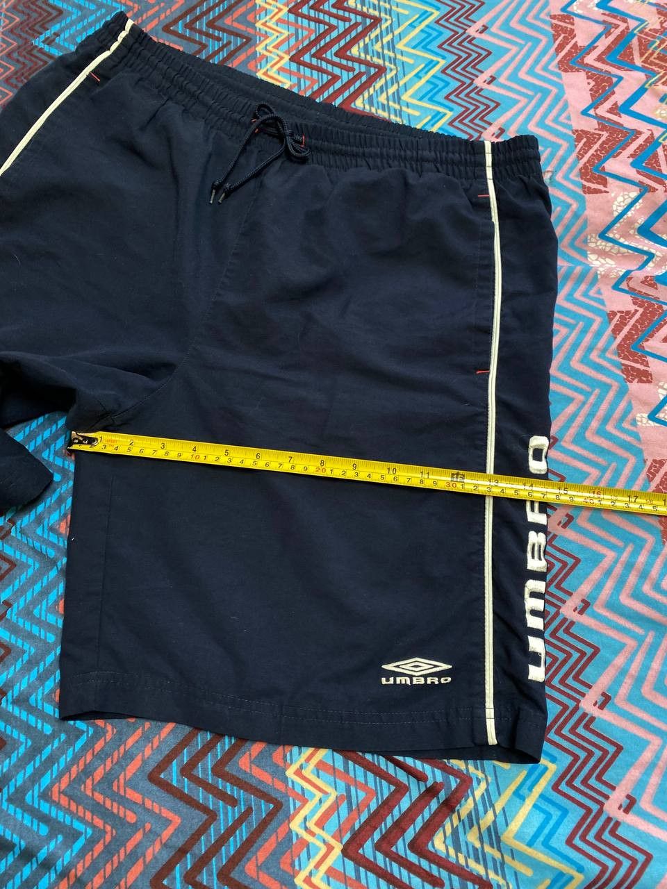 Umbro blue shorts streetwear Vintage big logo Umbro Y2K Size US 34 / EU 50 - 9 Thumbnail