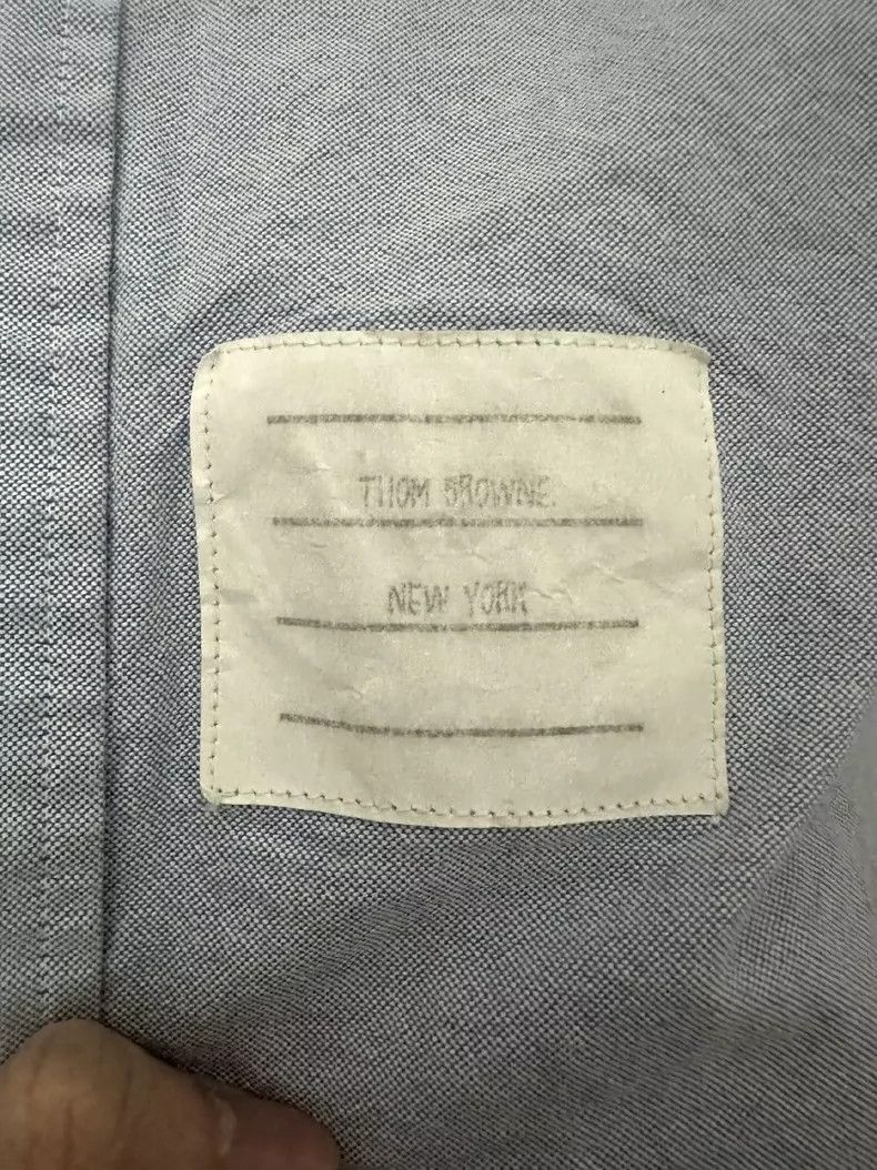 Thom Browne Thom Browne Blue front-closure shirt Size US XS / EU 42 / 0 - 3 Thumbnail