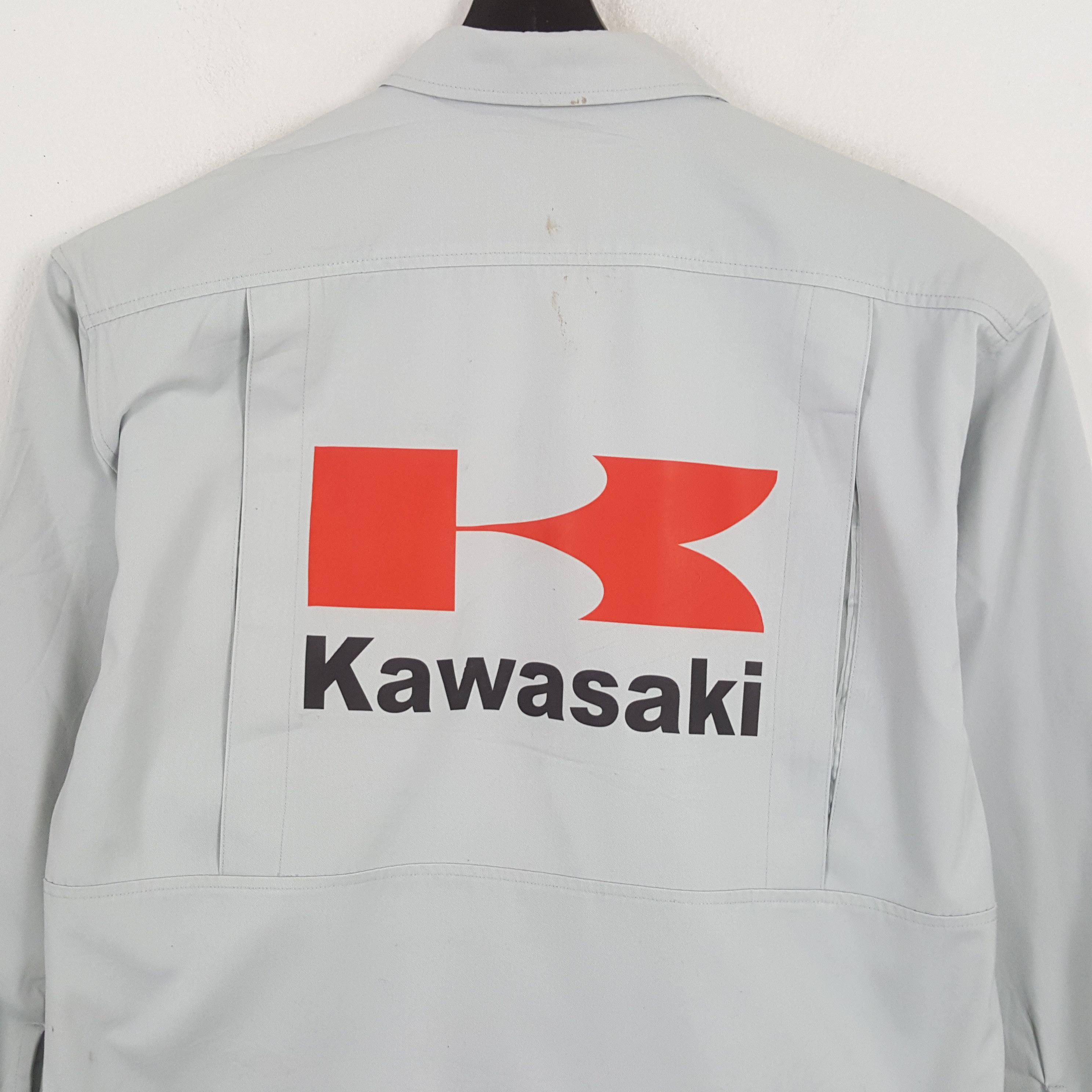 Japanese Brand × Vintage KAWASAKI Japanese Workwear Custom Art Jacket Size US L / EU 52-54 / 3 - 2 Thumbnail