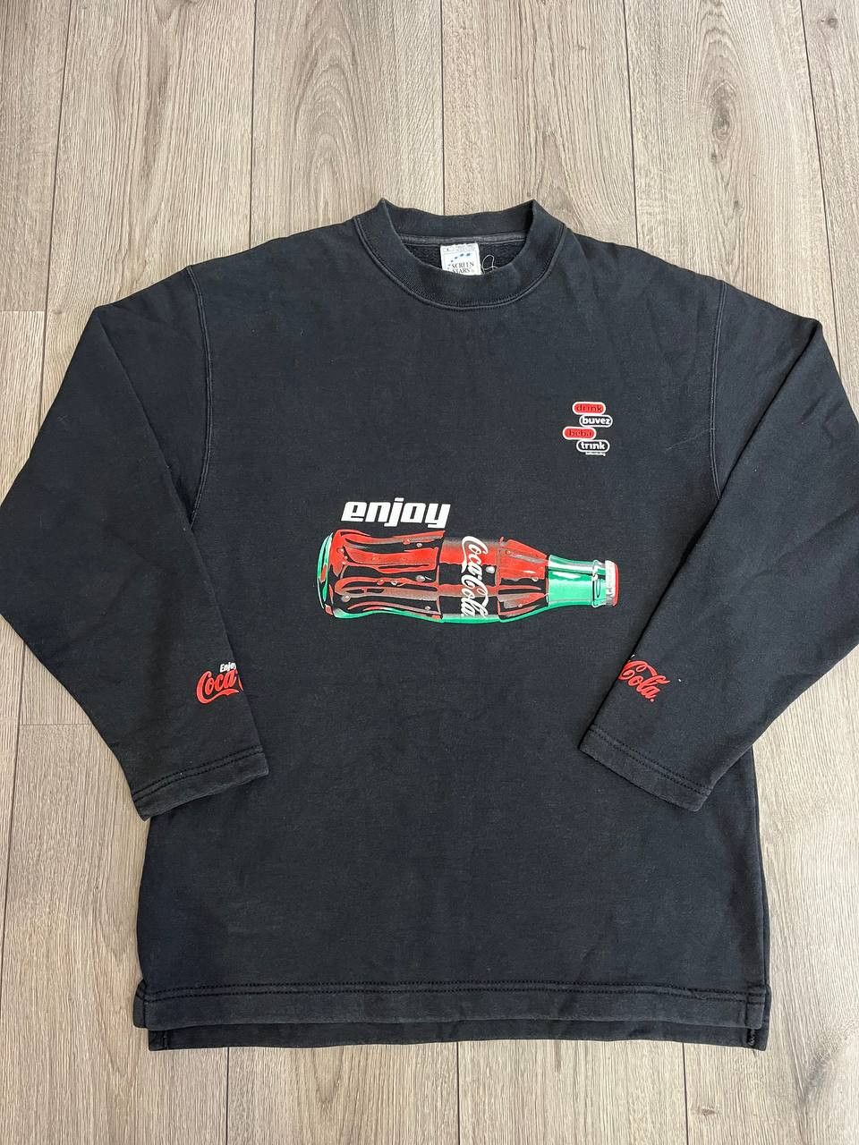 Vintage vintage COCA-COLA authentic sweatshirt Size L Screen Stars Size US L / EU 52-54 / 3 - 1 Thumbnail