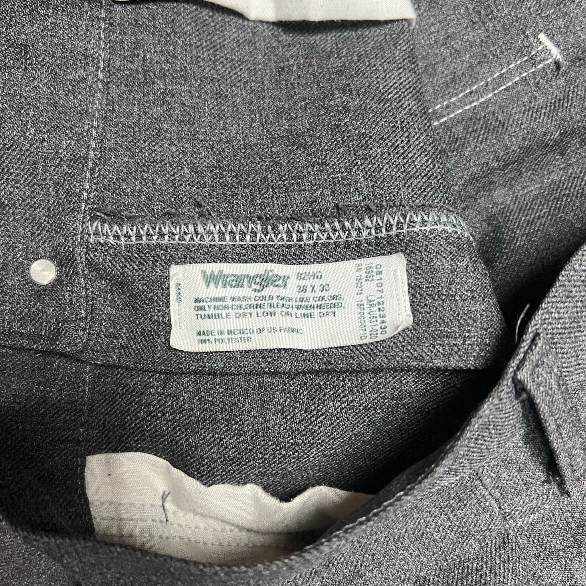 Wrangler Vintage Wrangler Wrancher Mottled Grey Bootcut Pants - 37” Size US 37 - 6 Thumbnail