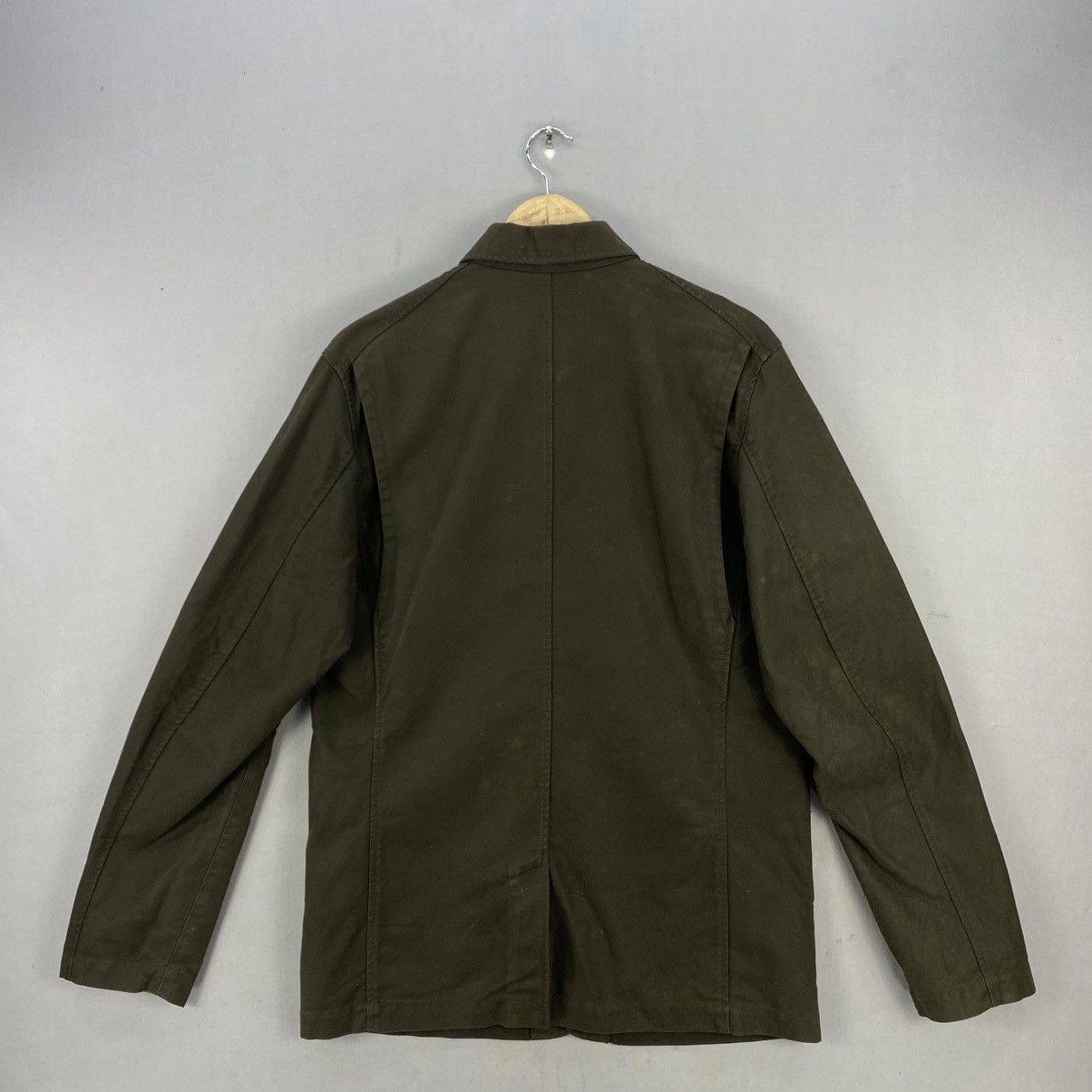 Japanese Brand Michel Klein Homme Olive Green Utility Jacket Size US M / EU 48-50 / 2 - 4 Thumbnail