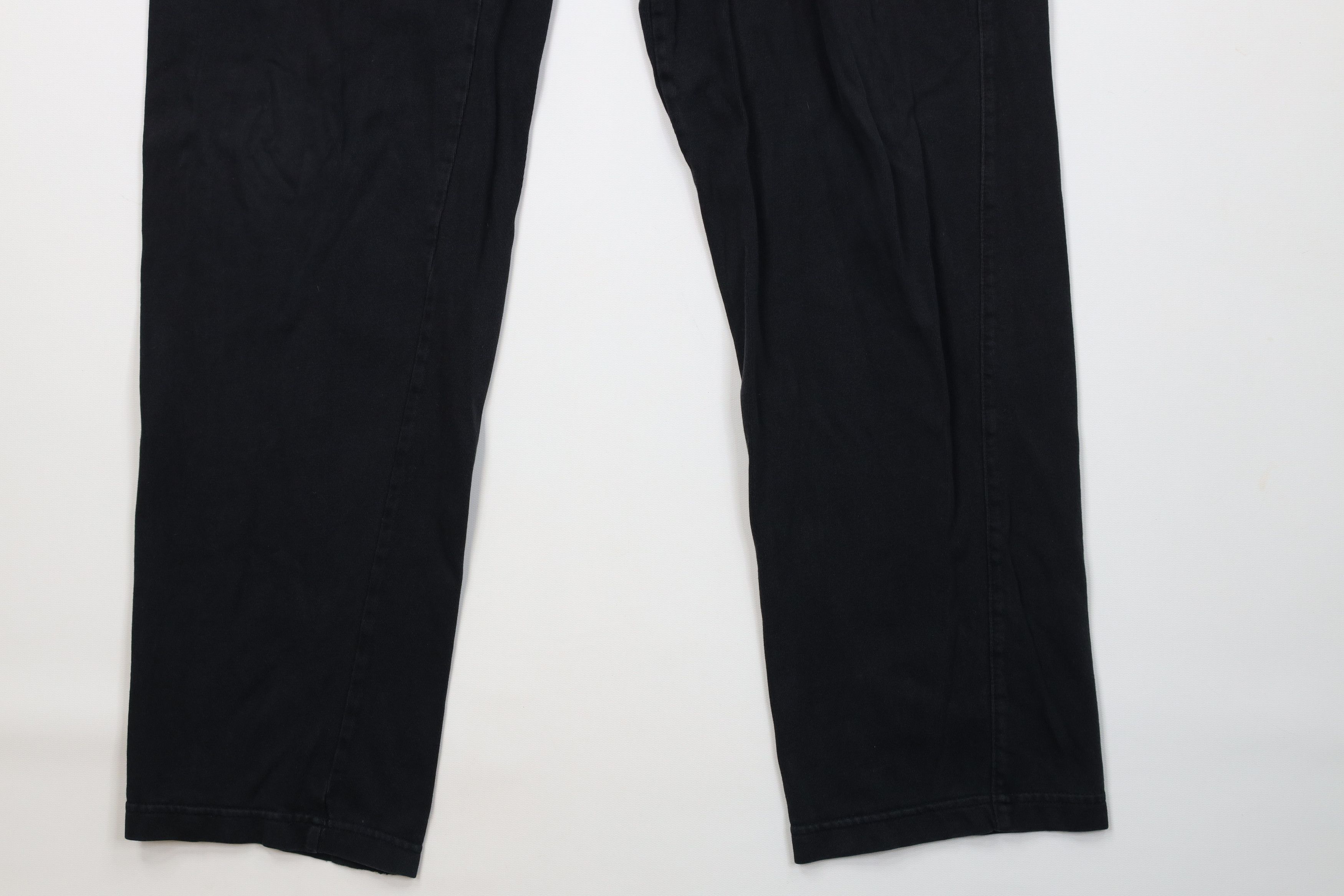 Nike Vintage Y2K Nike Scott Mini Swoosh Sweatpants Black Cotton Size US 38 / EU 54 - 4 Thumbnail