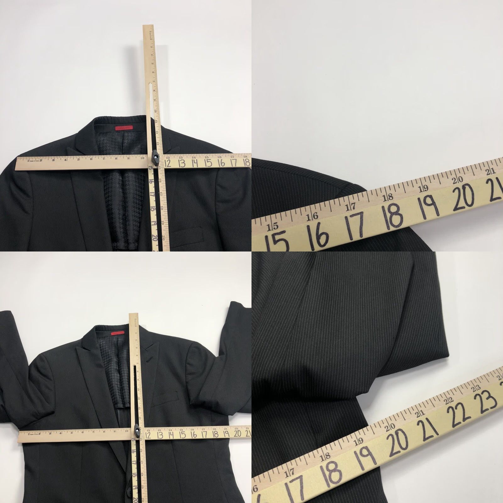 John Varvatos John Varvatos U.S.A. 36R Men’s Viscose Blend Two Button Sport Coat Jacket Black Size US XXS / EU 40 - 8 Thumbnail