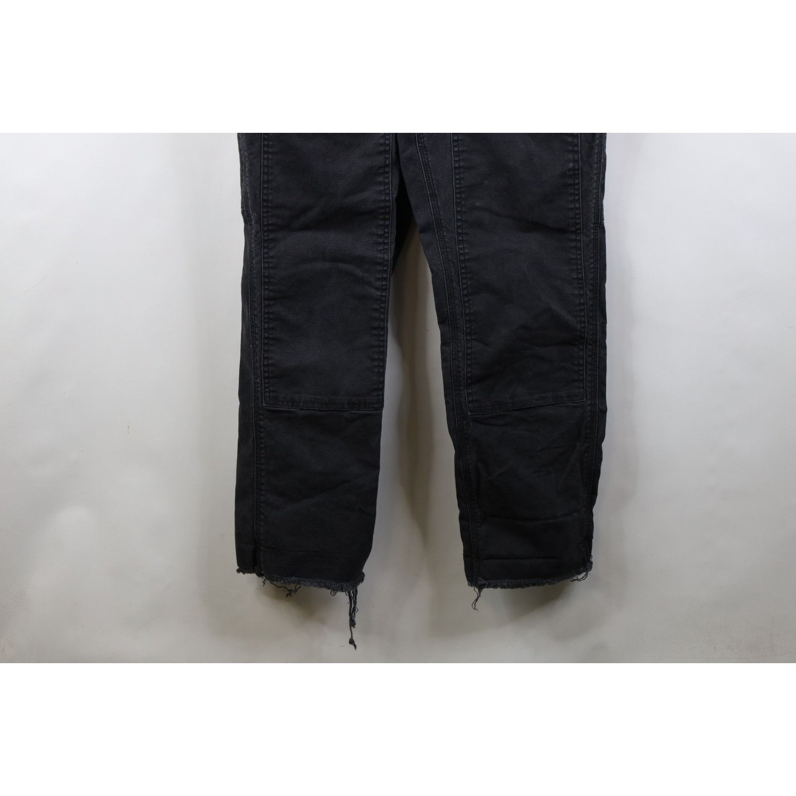 Dickies Vintage Y2K Dickies Distressed Cut Off Canvas Overalls Size 26" / US 2 / IT 38 - 4 Thumbnail