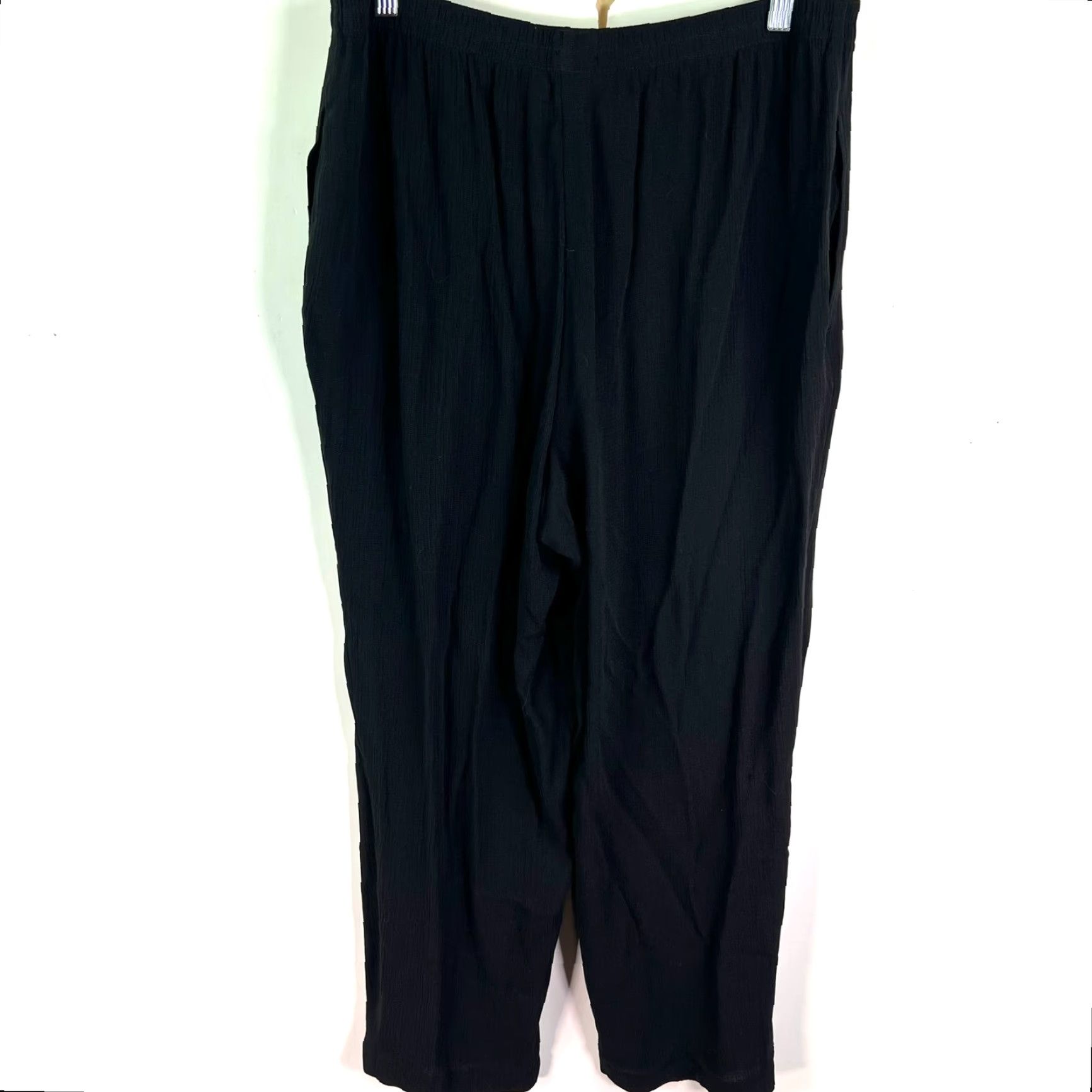 Vintage VINTAGE Koret Womens Pants Cropped High Rise Stretch Comfort Black Size 34 Waist Size 36" / US 14 / IT 50 - 6 Thumbnail