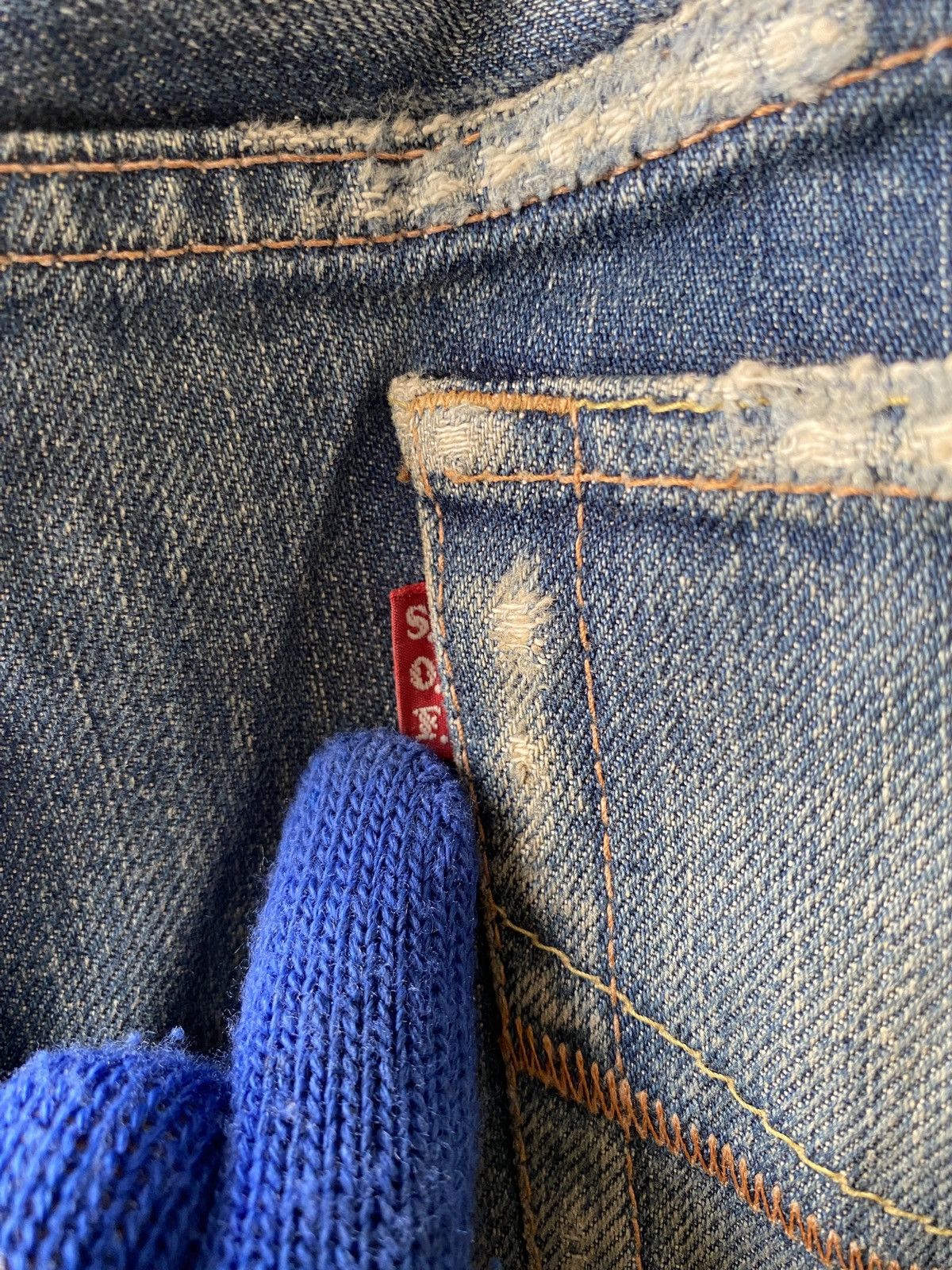 Japanese Brand Japanese Brand Made In Heaven Distressed Denim Size US 30 / EU 46 - 13 Thumbnail