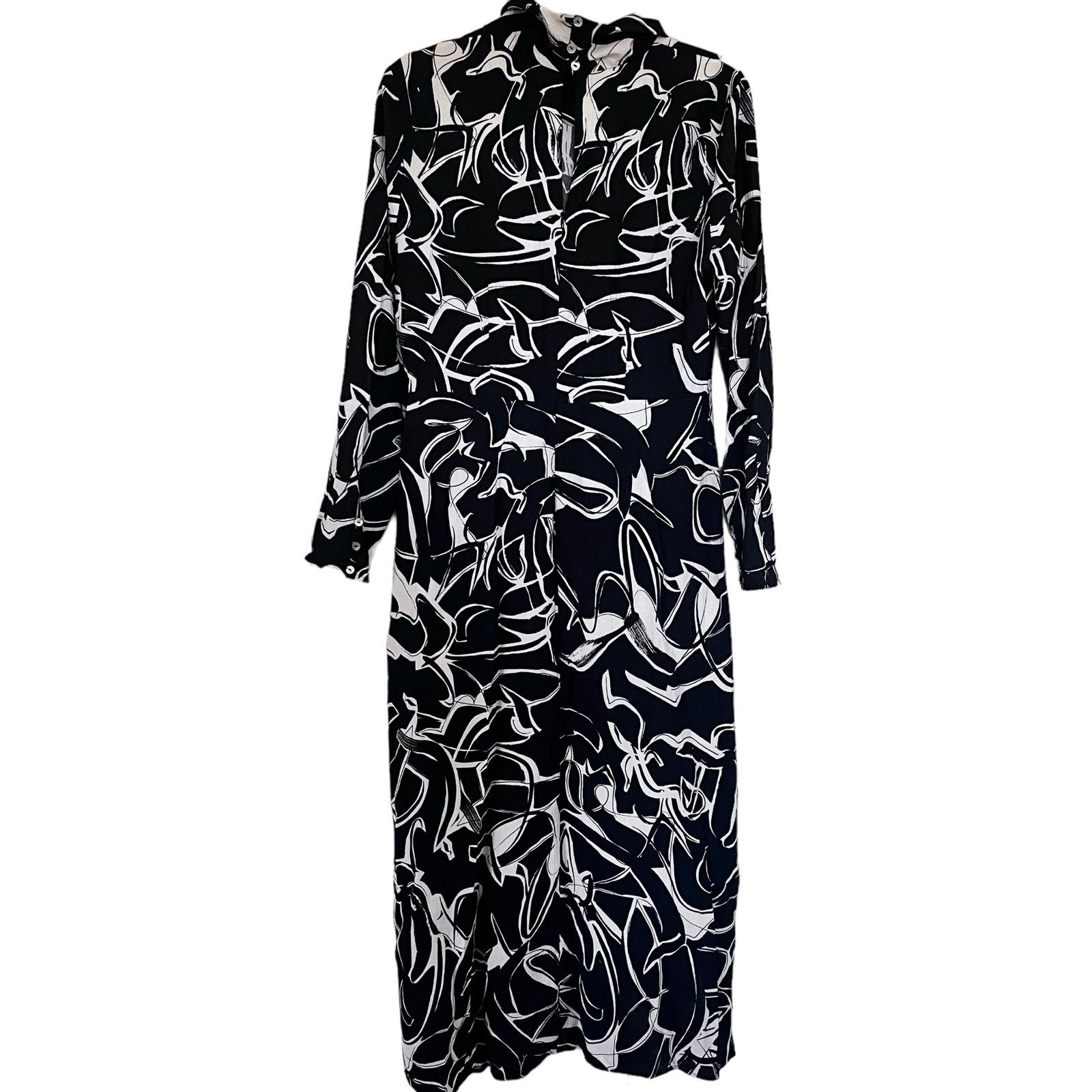 & Other Stories & Other Stories Mock Neck Midi Dress Size 8 Size M / US 6-8 / IT 42-44 - 4 Thumbnail
