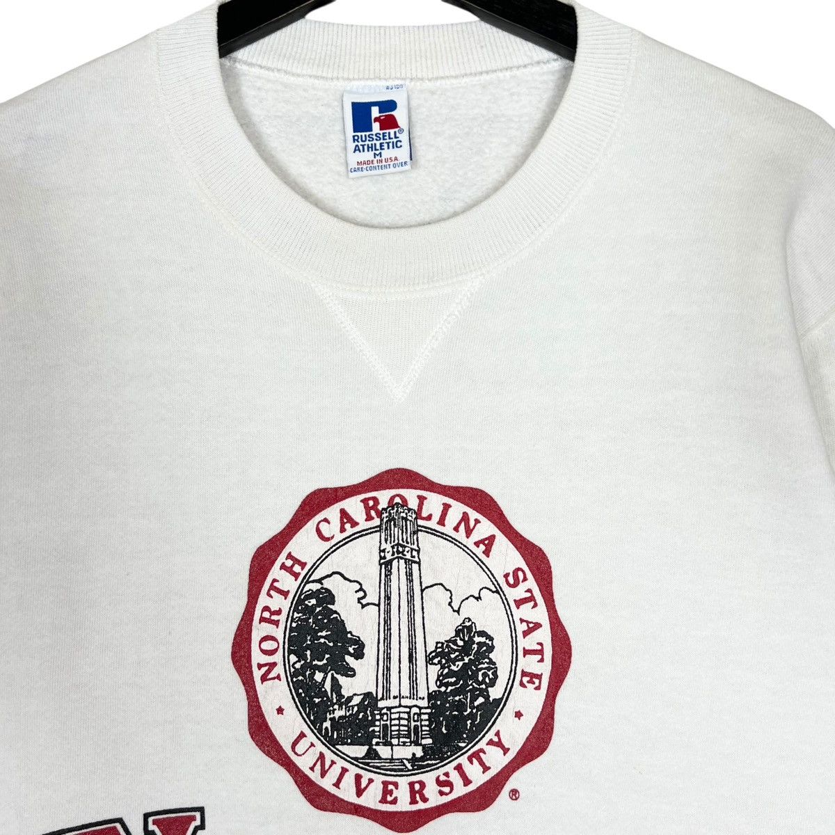 Vintage Vintage 90s NC State North Carolina University Sweatshirt Size US M / EU 48-50 / 2 - 2 Thumbnail