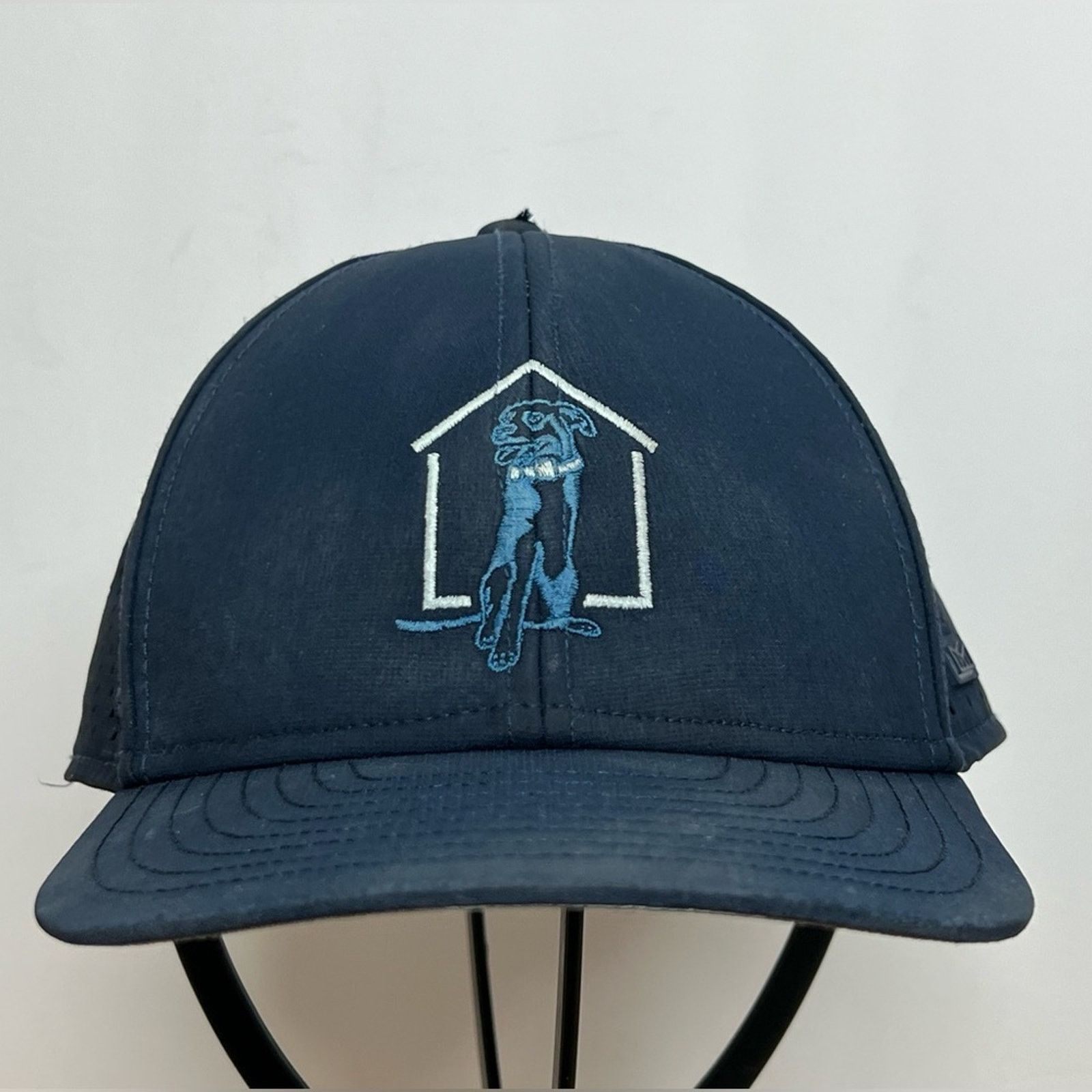 melin Melin A-Game Hydro Hat Water Resistant Cap Navy Dog Logo Size ONE SIZE - 1 Thumbnail