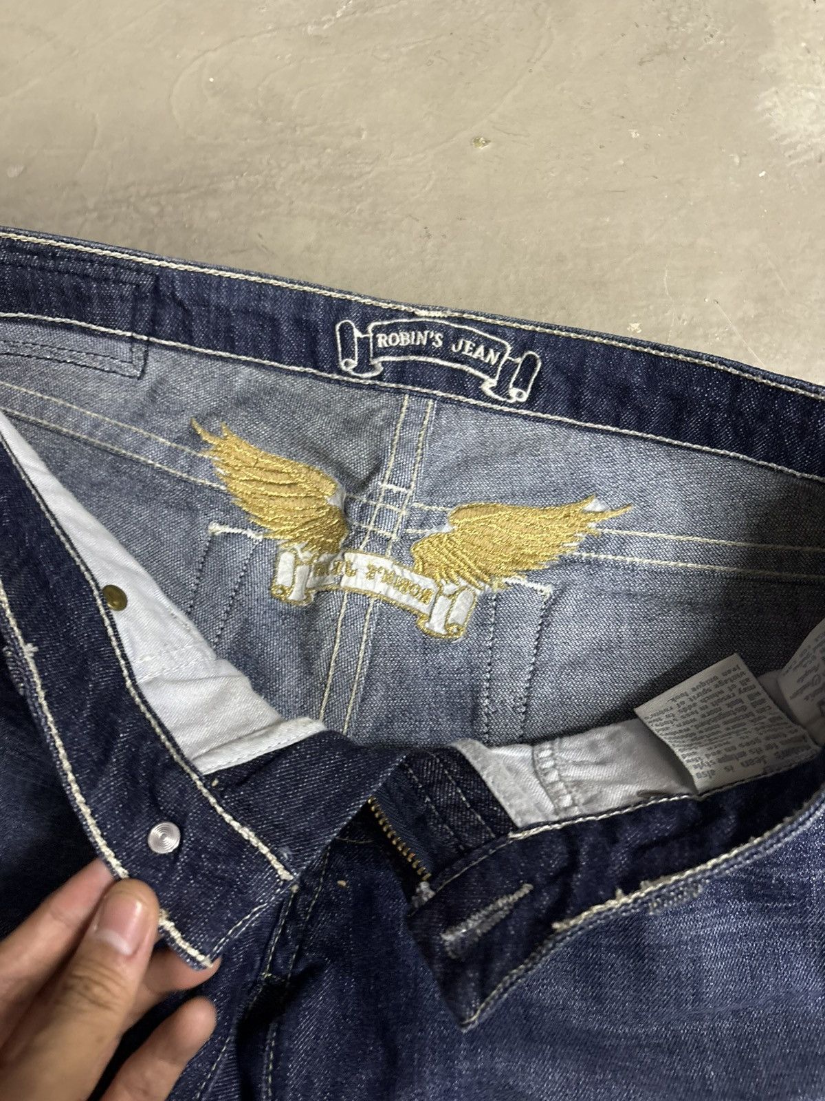 Robins Jeans 🔥Vtg ROBIN’S JEANS Gemstone Studded Flare Jeans Made In USA Size US 34 / EU 50 - 14 Thumbnail