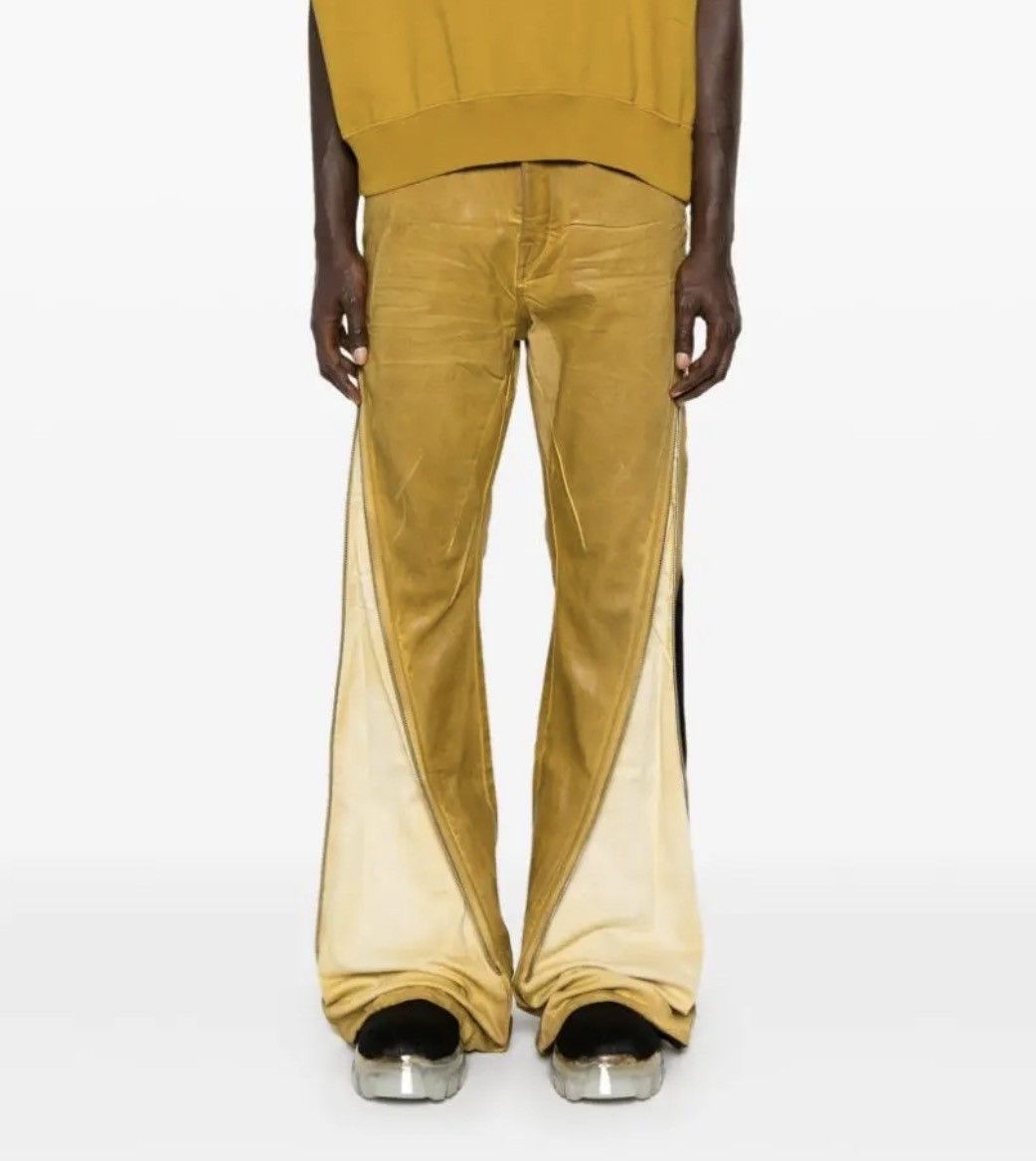 Rick Owens Drkshdw Rick Owens DRKSHDW Bolan Banana Pants in Ochre Colorway Size US 31 - 3 Thumbnail