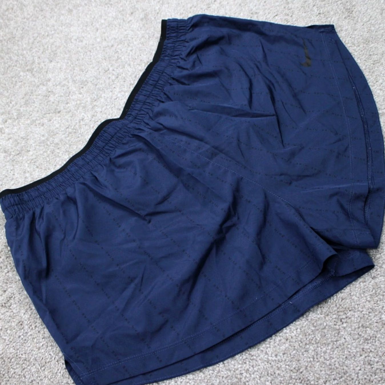 Nike Nike Shorts Womens XL Tempo Luxe Icon Clash Blue Dri-Fit Running Athletic Size 40" / US 18 - 2 Thumbnail