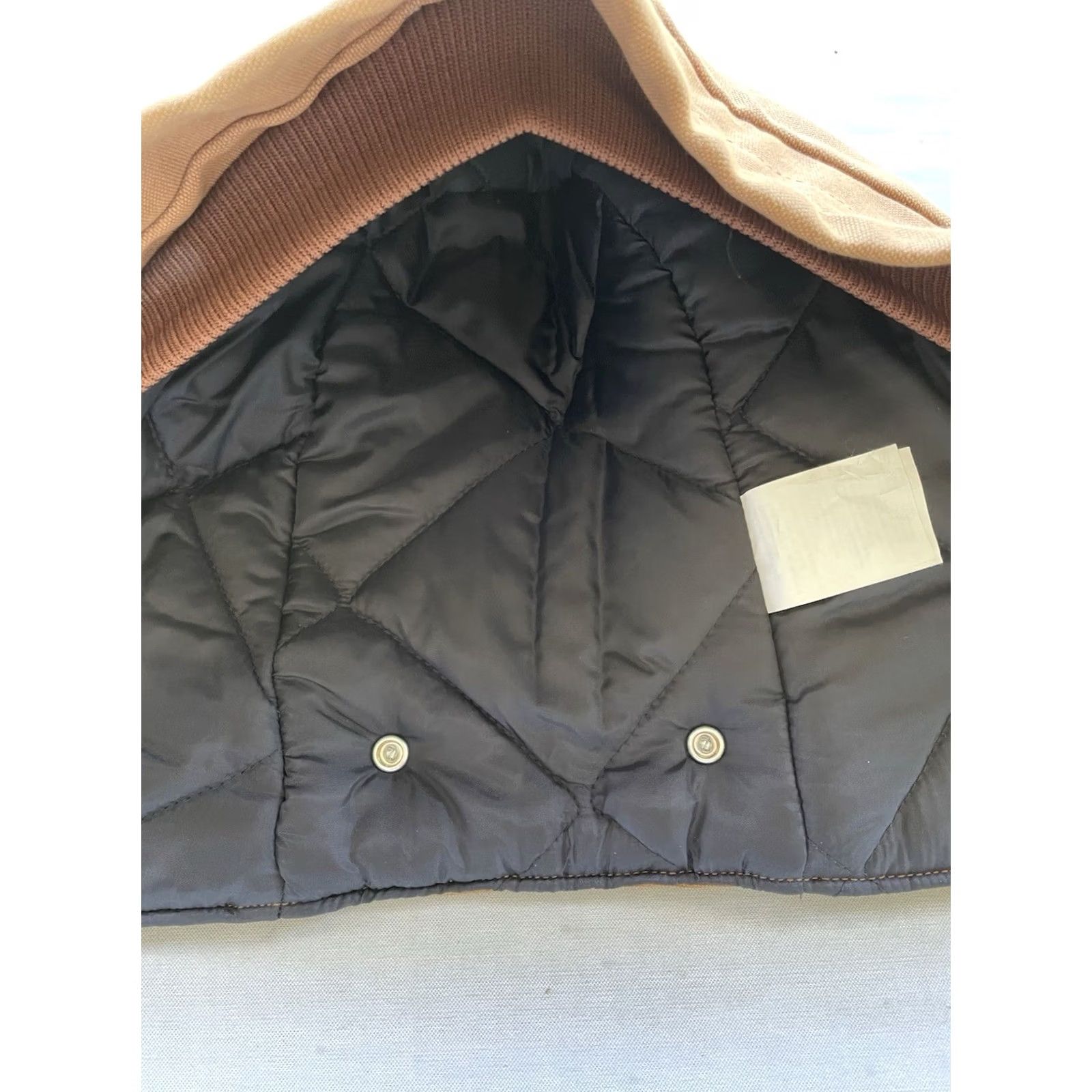 Carhartt VINTAGE Carhartt A02 BRN Brown Duck Canvas Quilt Lined Hood USA Hood Men One Size Brown Quilt Lined Snap On Hood Duck Canvas USA Carhartt A02 Size US M / EU 48-50 / 2 - 4 Thumbnail