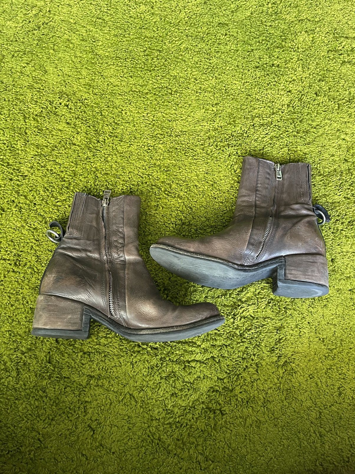 A.S.98 × Cowboy Equipment Airsteps A.S. 98 avant garde western cowboy boots leather Size US 8 / IT 38 - 3 Thumbnail