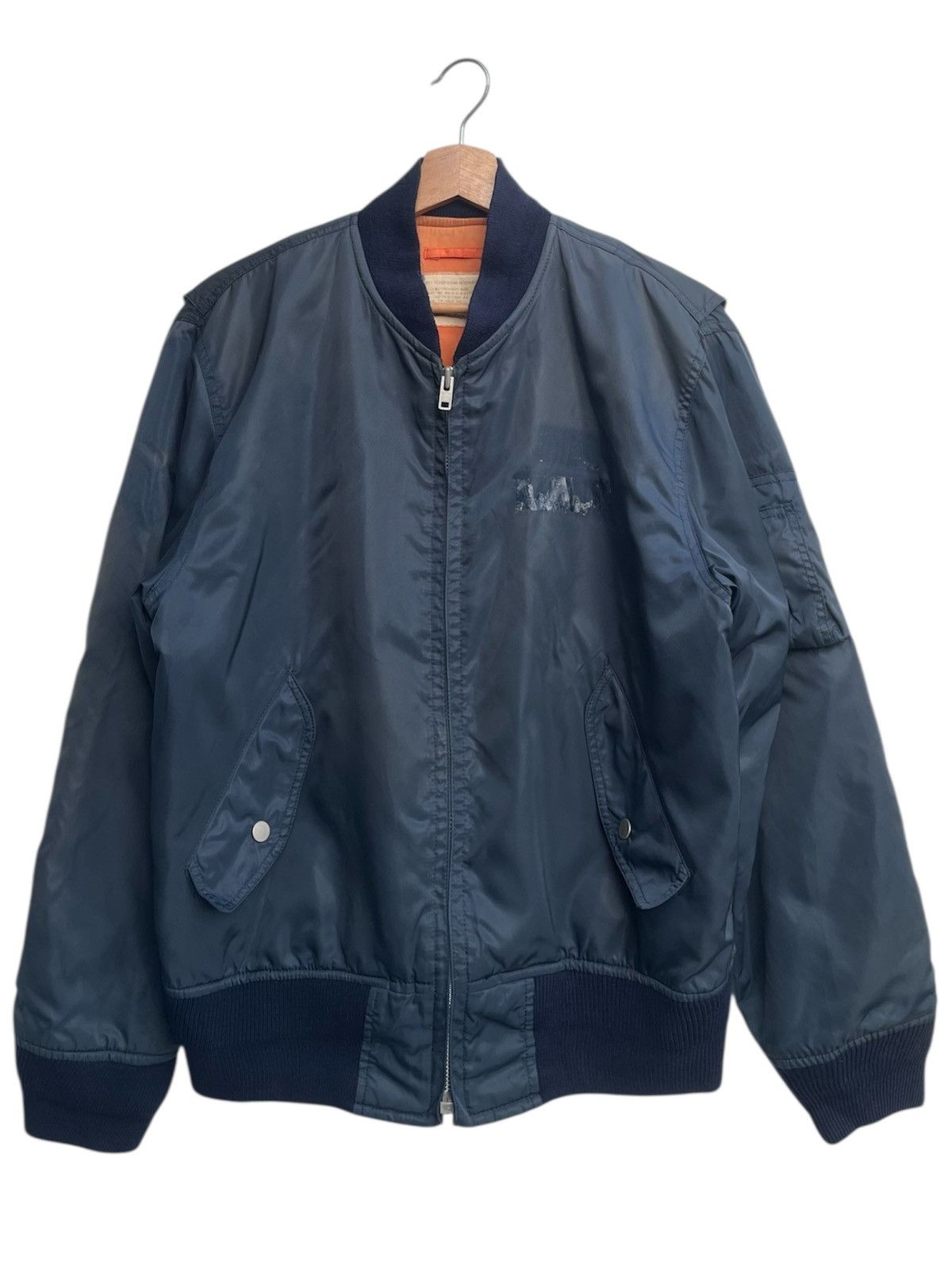 Vintage Alpha TK Gold Inc. USAF MA-1 Flight Jacket Size US L / EU 52-54 / 3 - 2 Thumbnail