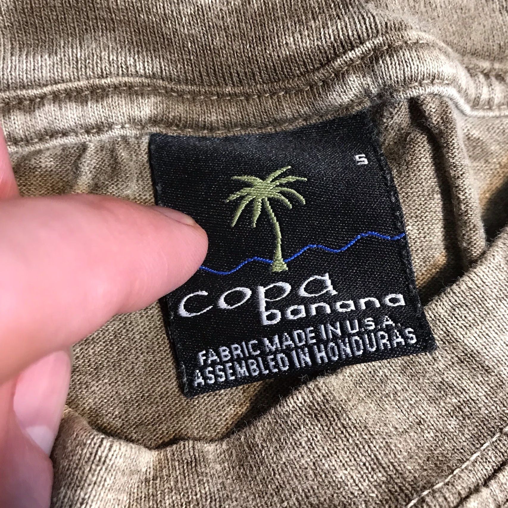 Vintage VINTAGE Copa Banana Shirt Mens Small Brown Tie Dye Crew Neck Short Sleeve T-Shirt 90s Hawaiian Flower USA Gift Size US S / EU 44-46 / 1 - 3 Thumbnail