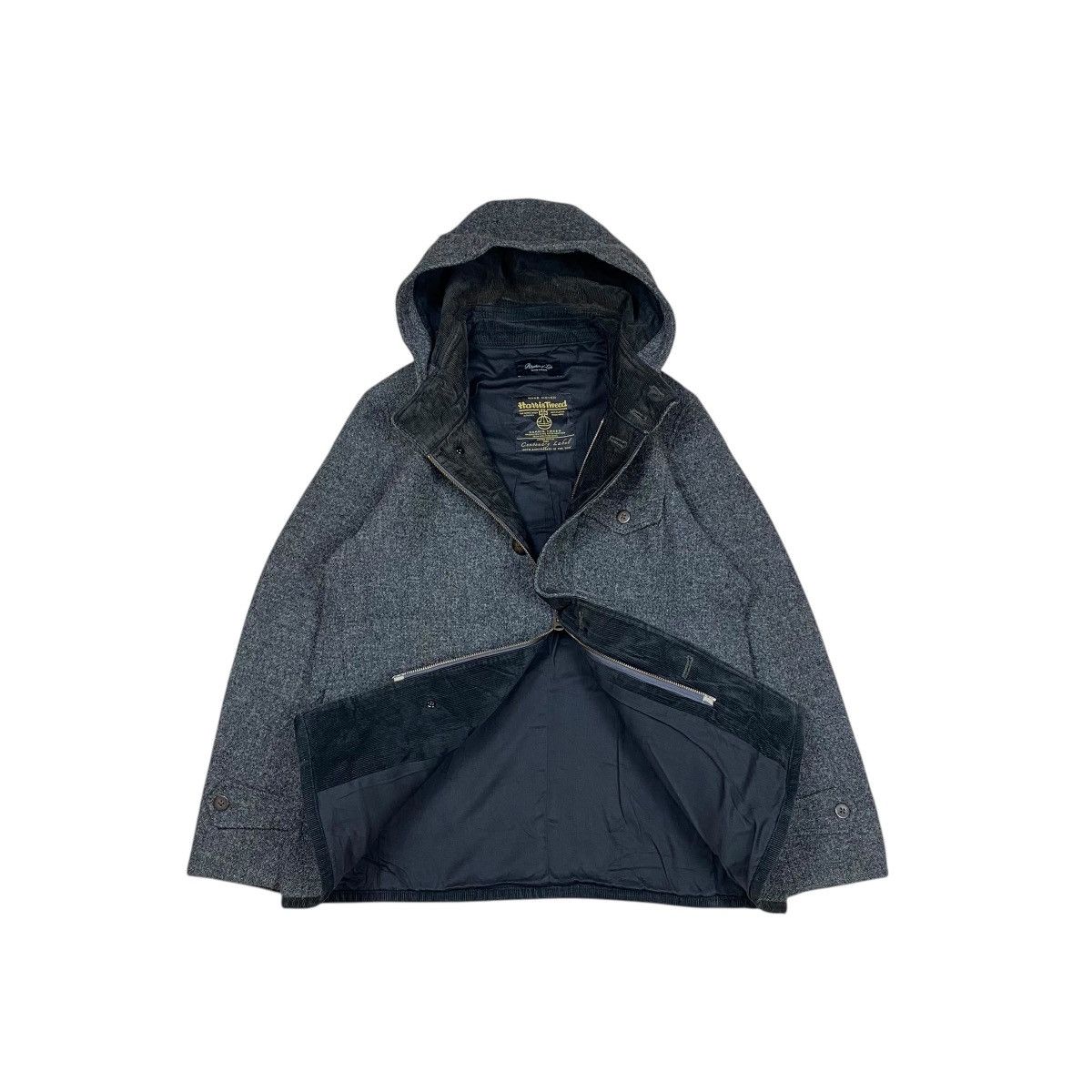 Harris Tweed × Japanese Brand × United Arrows United Arrows x Harris Tweed Wool Pullover Jacket Size US L / EU 52-54 / 3 - 5 Thumbnail