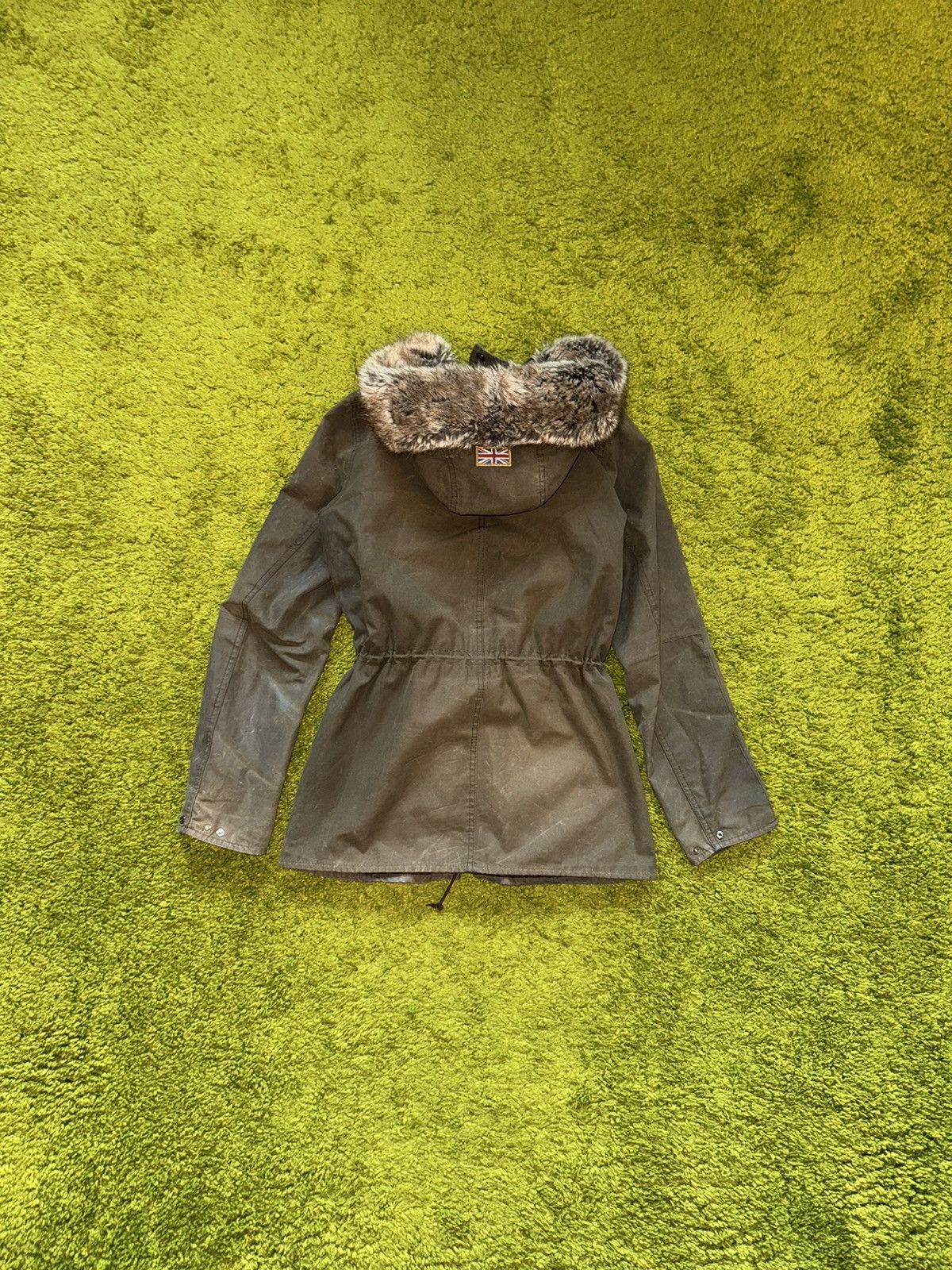 Barbour × Designer Barbour Brighton parka waxed faded jacket Size S / US 4 / IT 40 - 3 Thumbnail