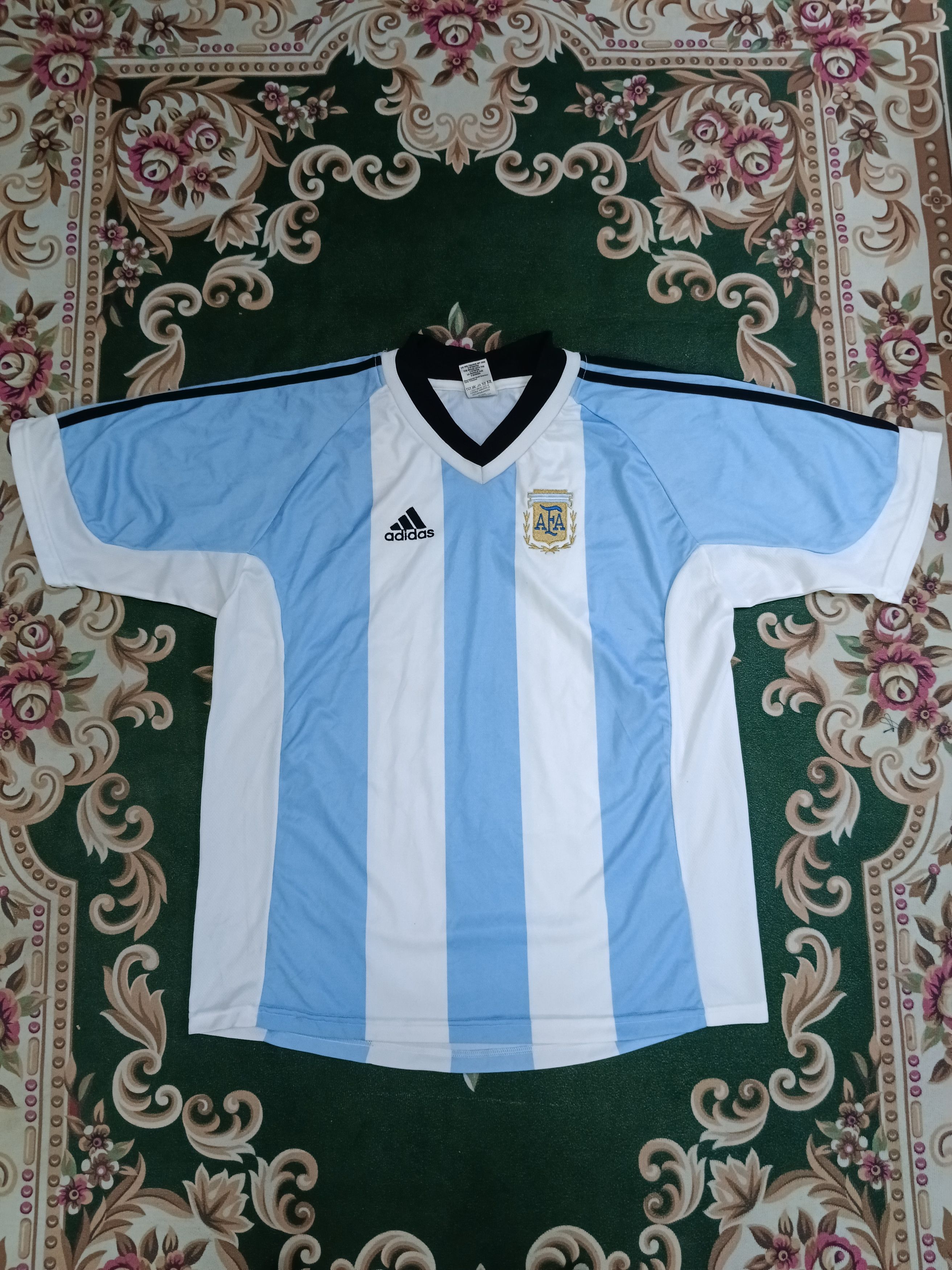 Adidas × Vintage VINTAGE Y2K ARGENTINA JERSEY Size US L / EU 52-54 / 3 - 2 Thumbnail