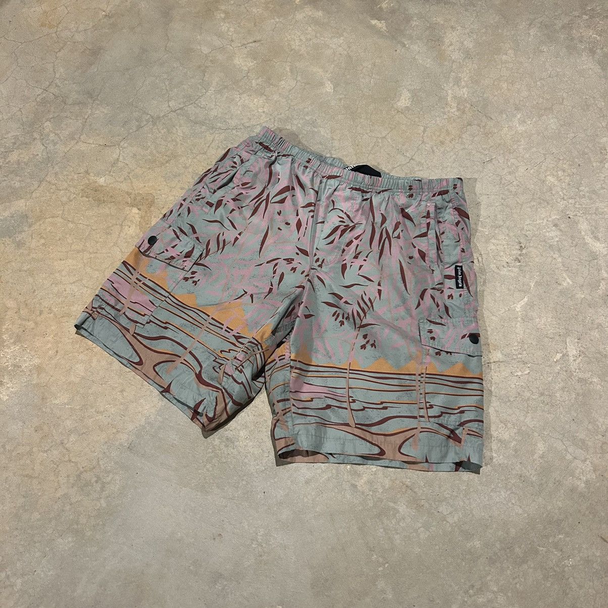 Designer × Palm Angels Palm Angels Lagoon Print Nylon Swim Shorts Size US 30 / EU 46 - 2 Thumbnail