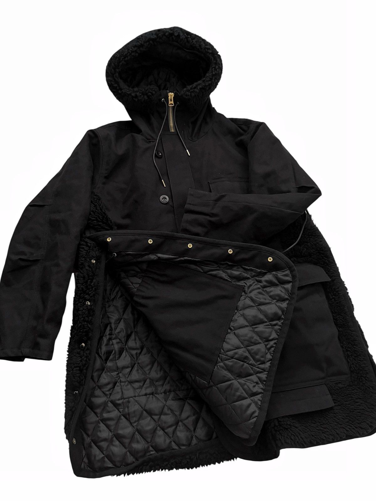 Carhartt × Sacai Fleece Trimmed Modular Duck Parka Size US M / EU 48-50 / 2 - 3 Thumbnail