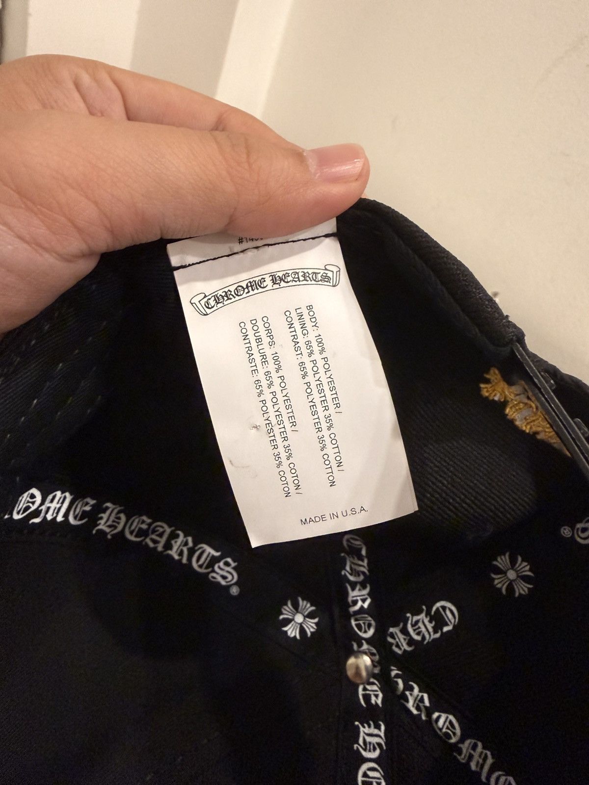 Chrome Hearts Chrome hearts baseball hat black Size ONE SIZE - 5 Thumbnail