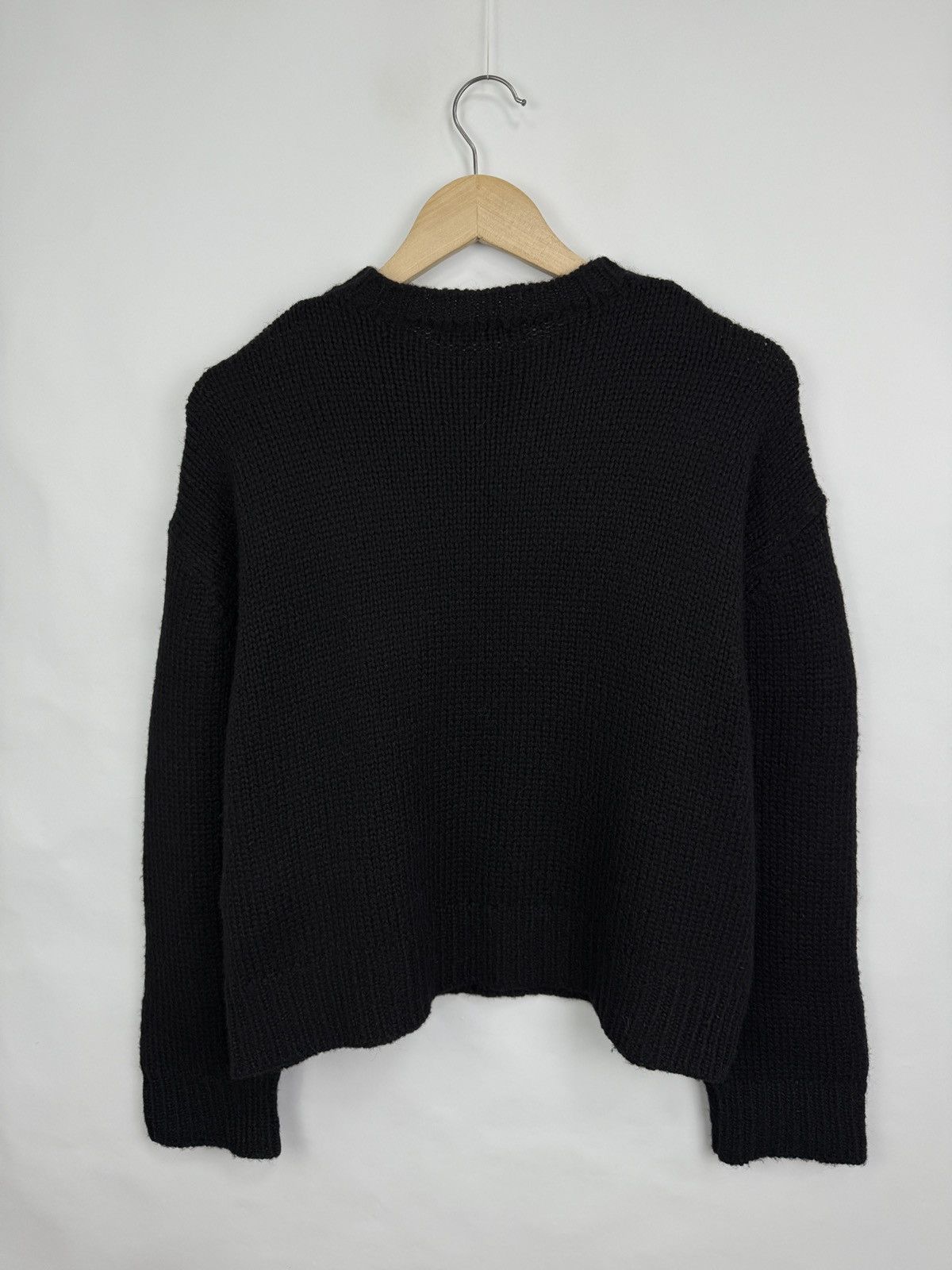 Valentino 🇮🇹 Valentino V Red Logo Wool Alpaca Sweater Rare Retro Size M / US 6-8 / IT 42-44 - 13 Thumbnail